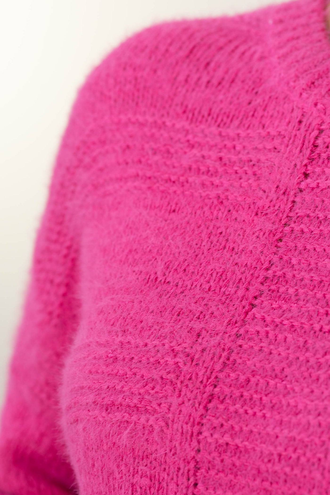Fuchsia Heathered Sweater