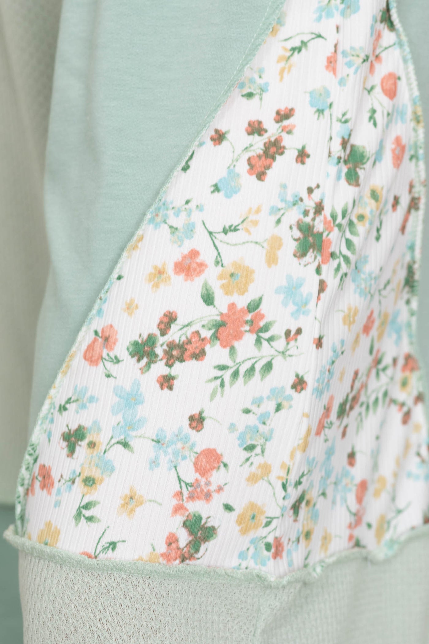 Sage French Terry Colorblock Pants