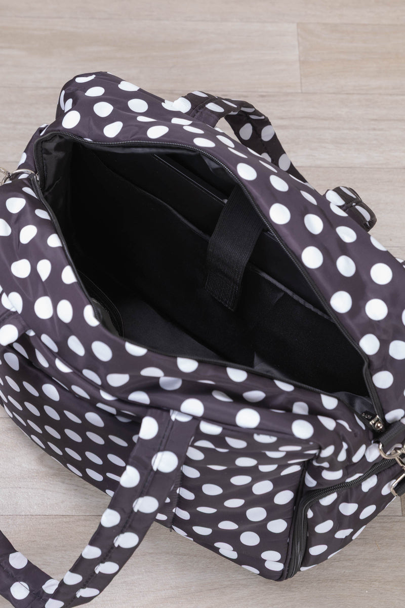 Black And White Polka Dot Weekender · Filly Flair