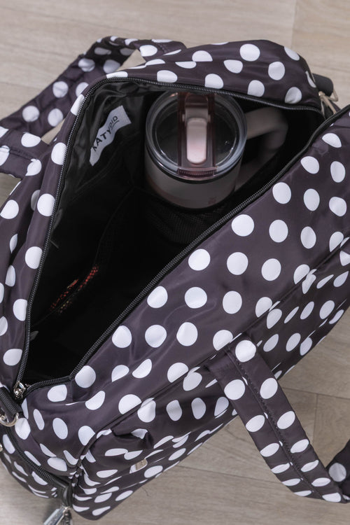 Polka Dot Weekend Set - White main image 1
