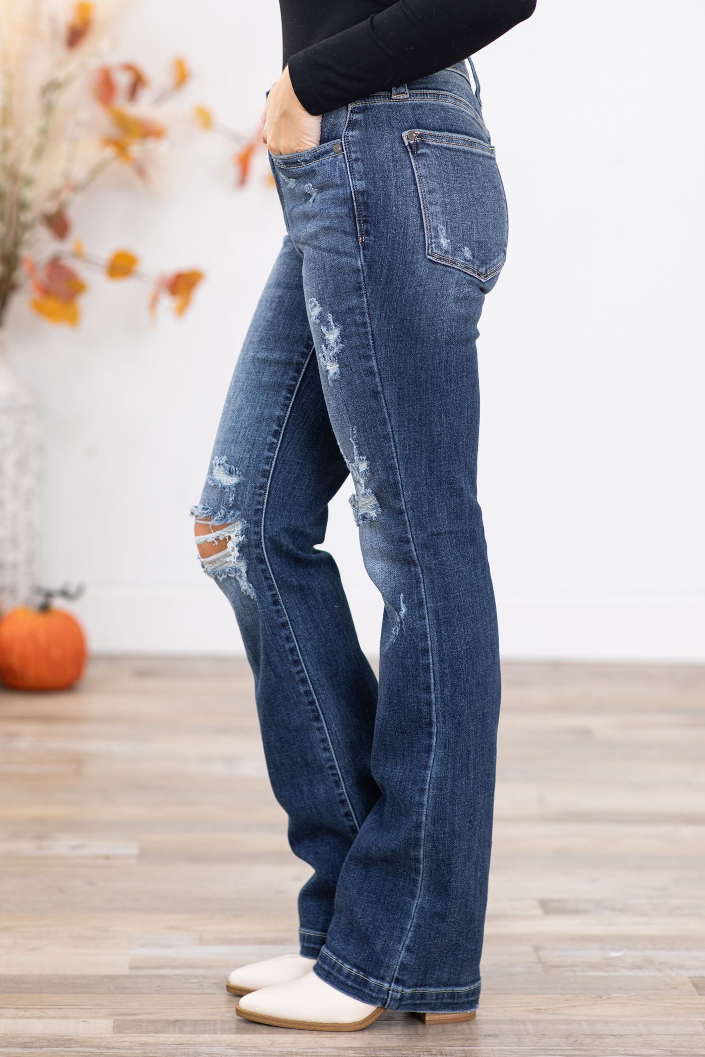 Judy Blue Distressed Hand Sanded Wash Jeans