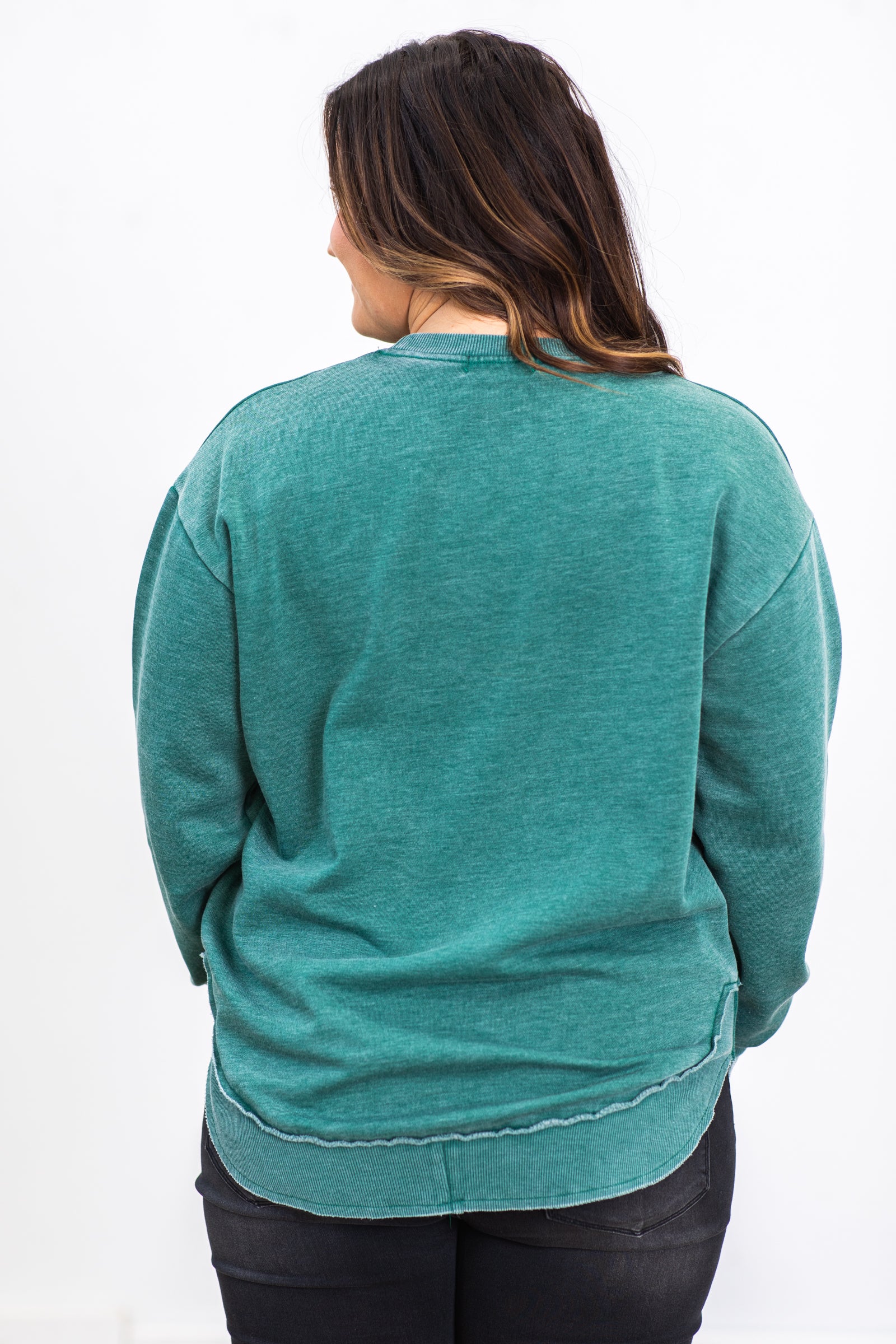 Emerald Fleece Pigment Dyed Sweatshirt