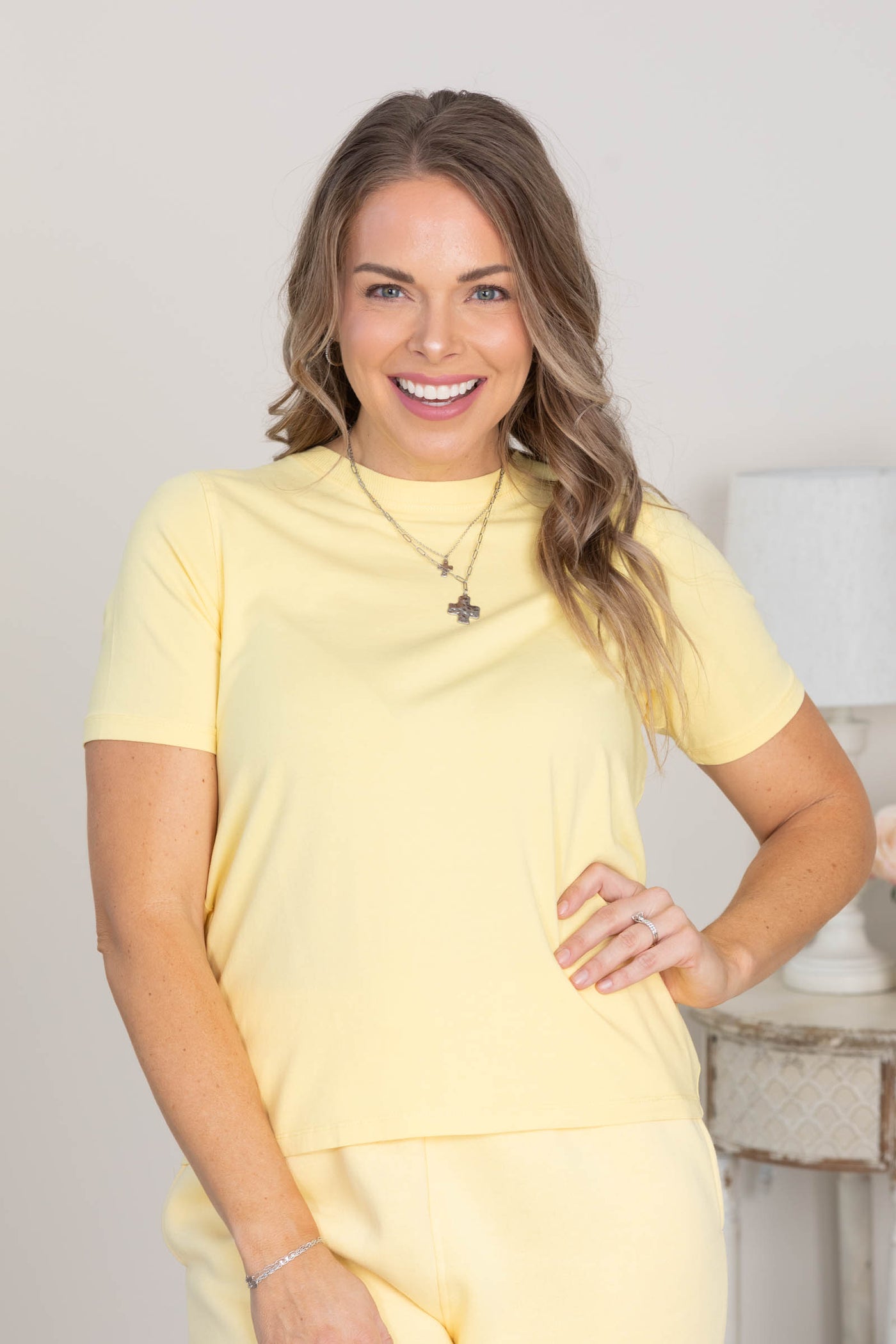 Cotton Blend Classic Short Sleeve Tees