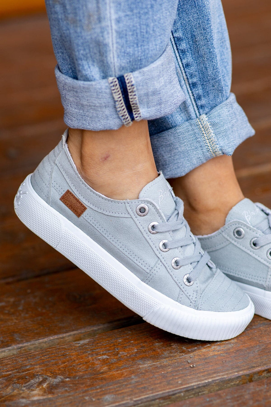 Light Grey and White Sneakers - Filly Flair
