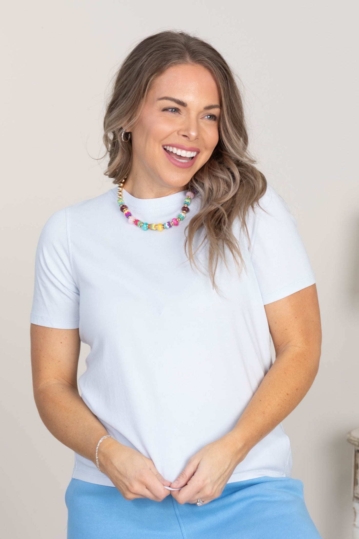 Cotton Blend Classic Short Sleeve Tees