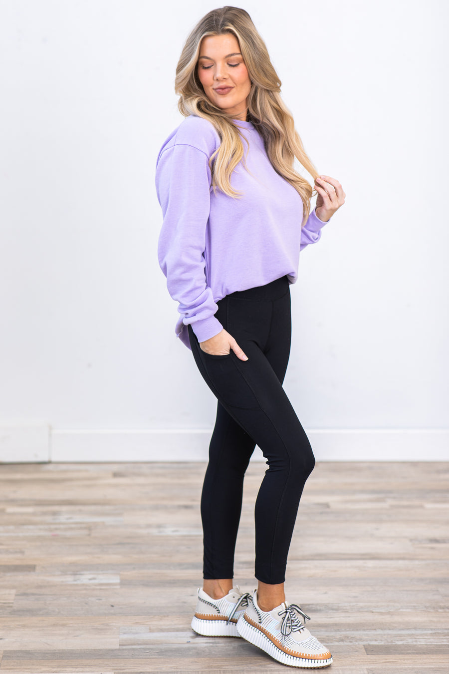 Black Full Length High Rise Leggings