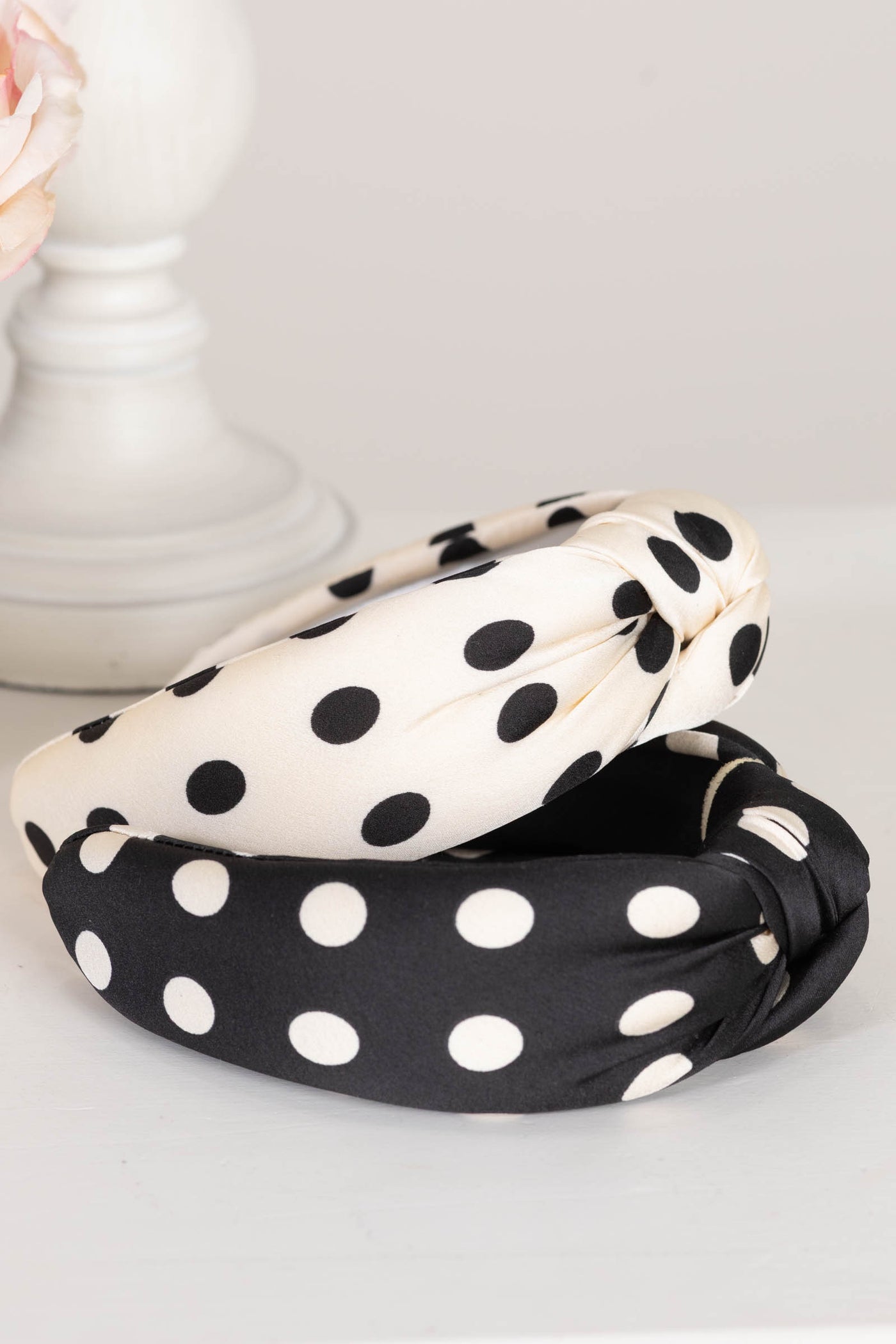 Polka Dot Knotted Headbands
