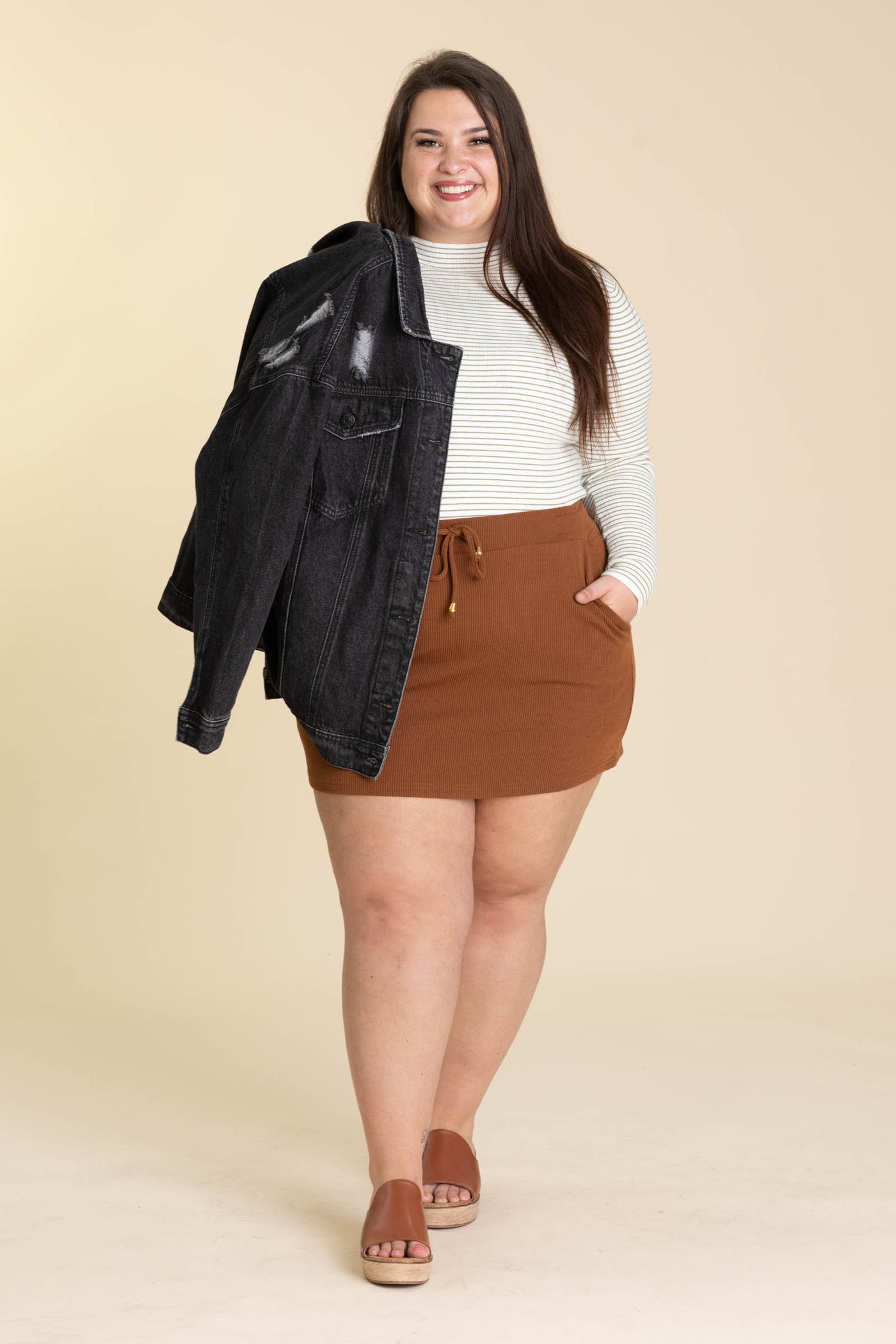 Well Loved Ribbed Skorts