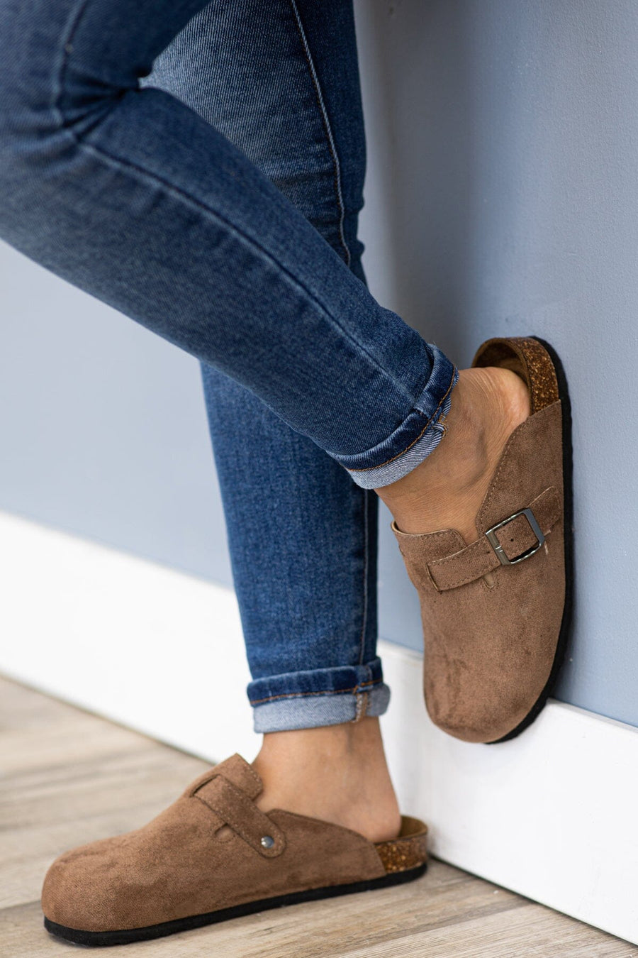 Mocha Slip On Clogs - Filly Flair
