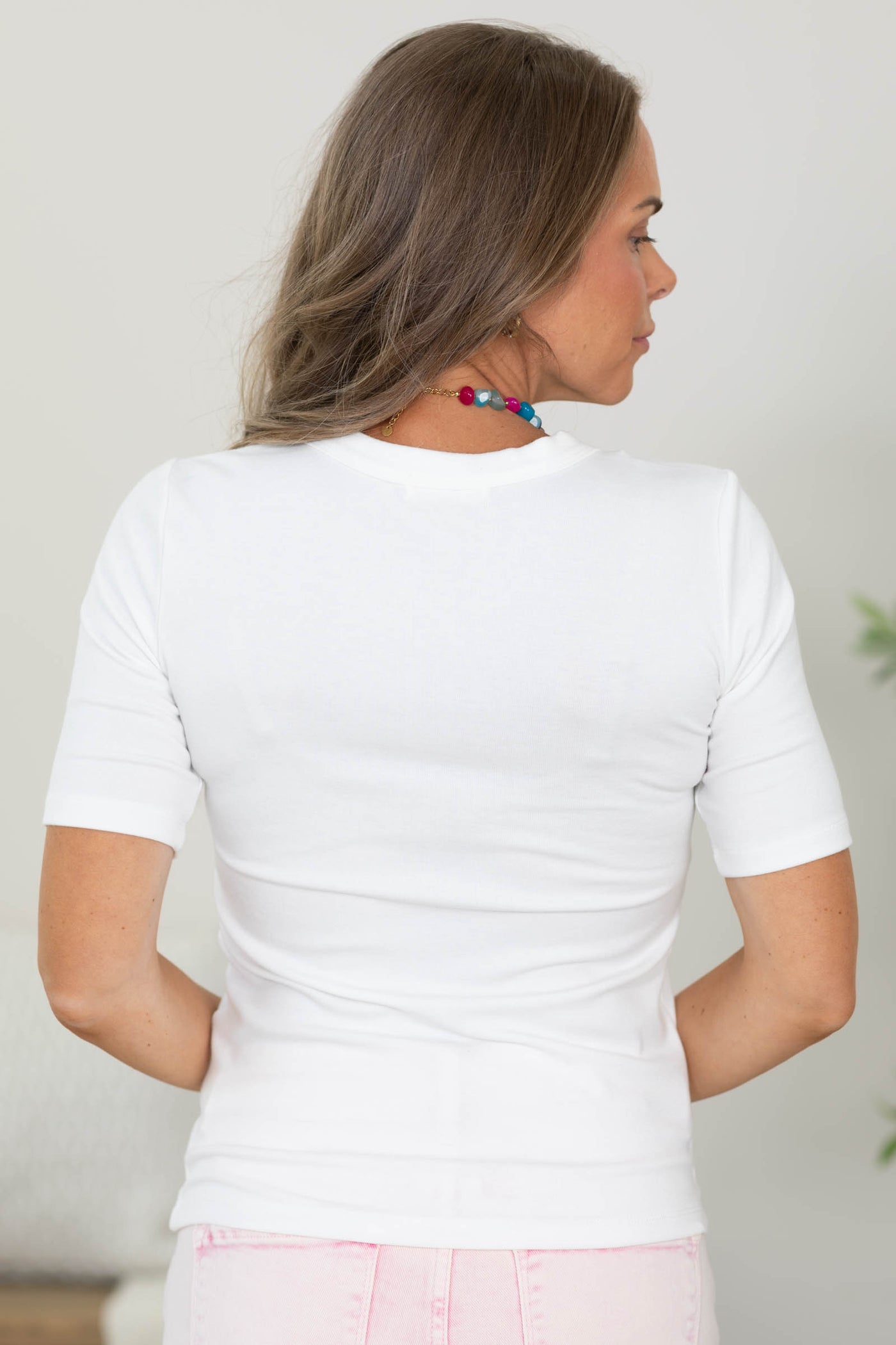 Ultra Soft Basic Short Sleeve Knit Top