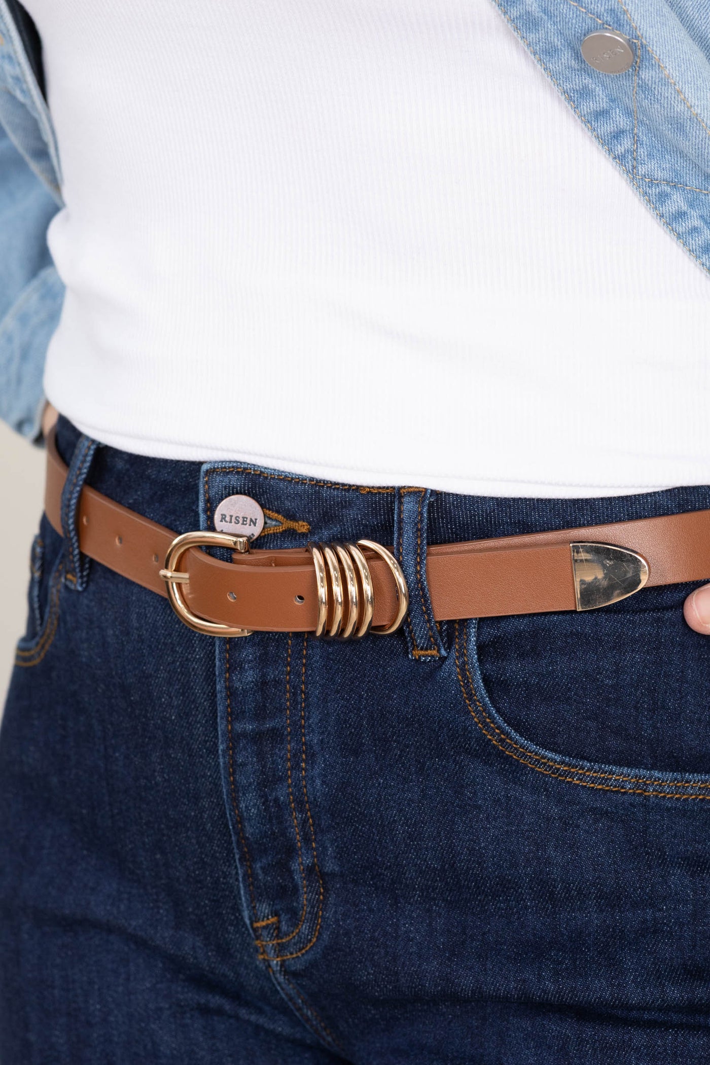 Multi Ring Vegan Leather Belts