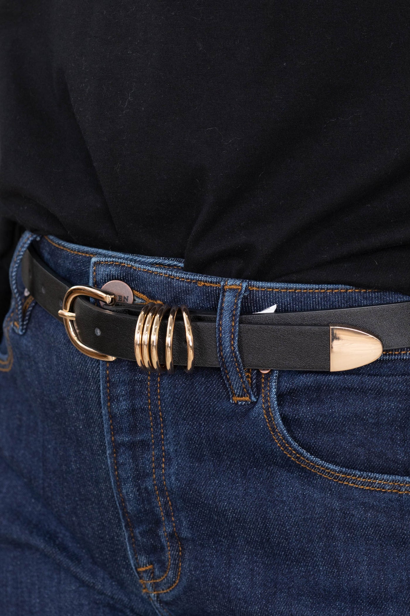 Multi Ring Vegan Leather Belts