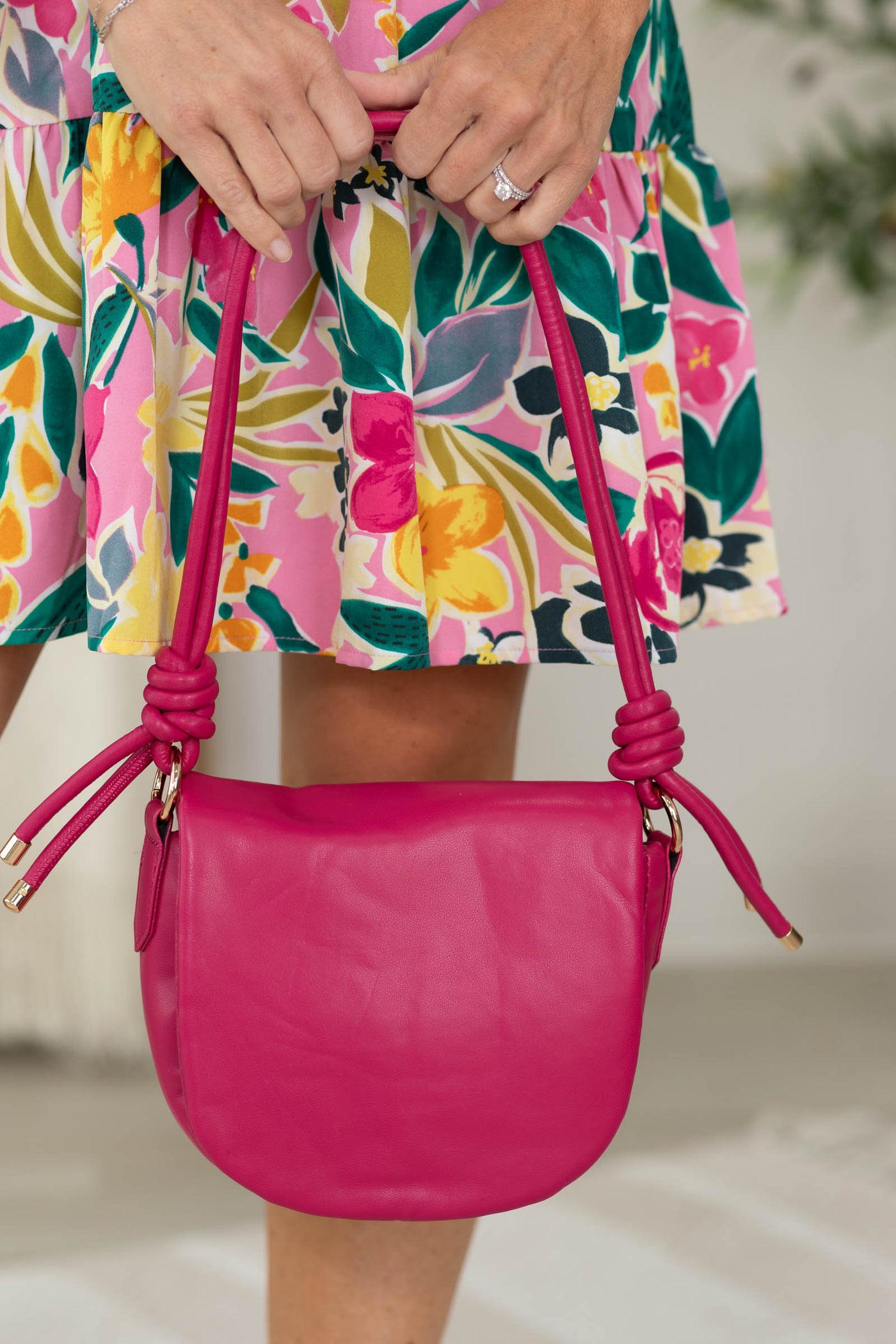 Knotted Shoulder Bag