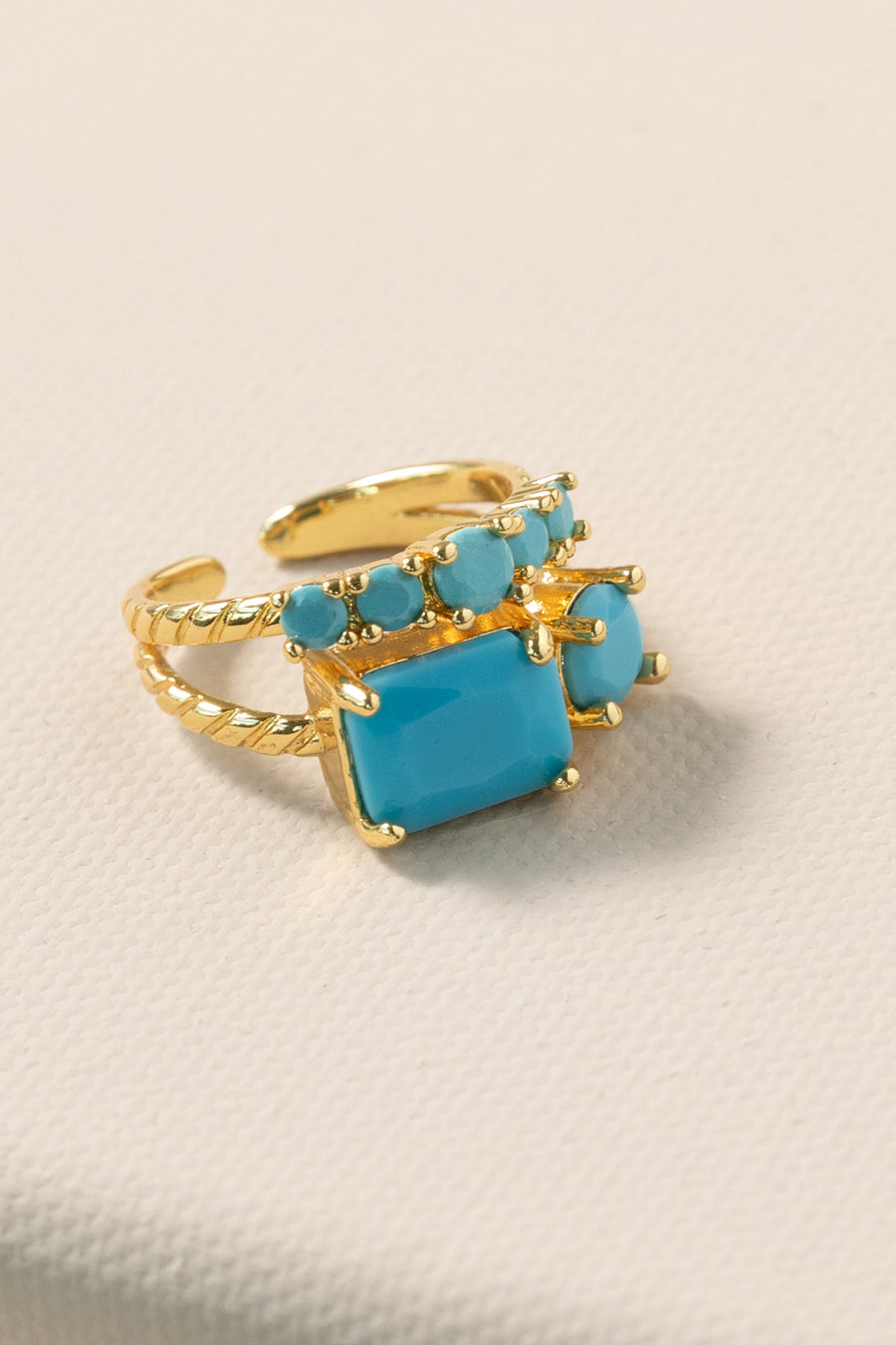 Turquoise Radiance Ring