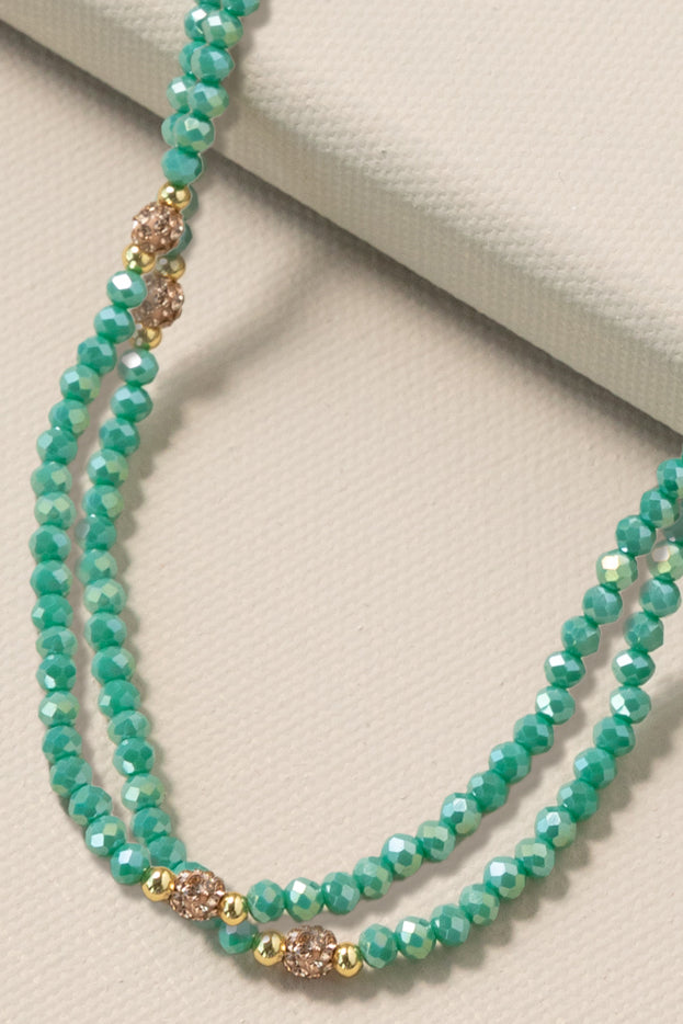 Turquoise Glimmer Wrap Bracelet