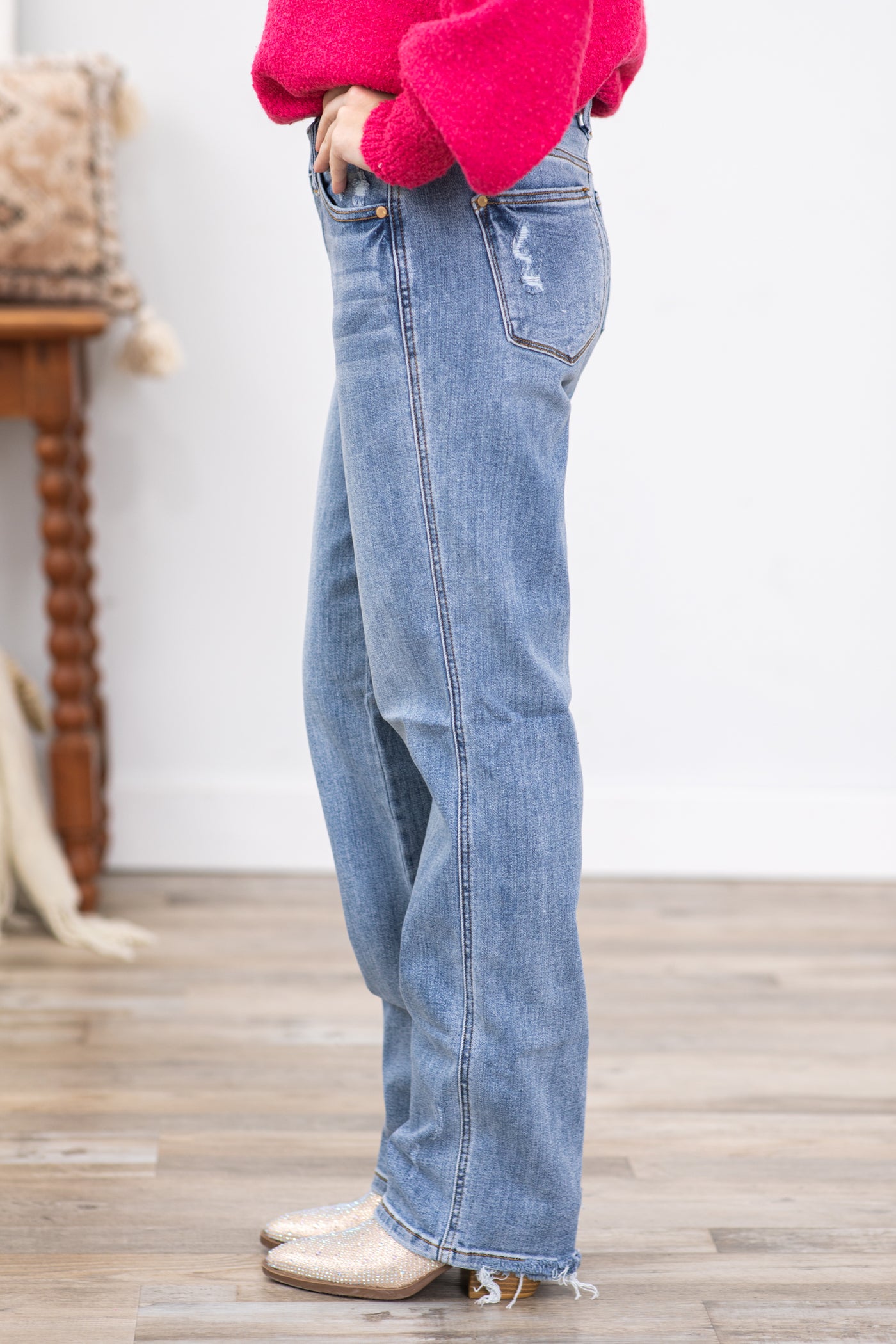 Judy Blue Non Distressed Dad Fit Jeans