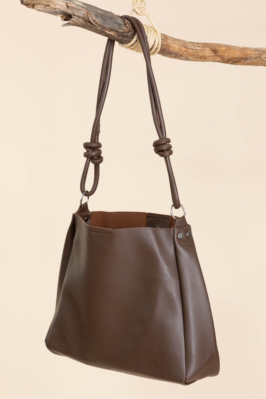 Brown Shoulder Tote Bag