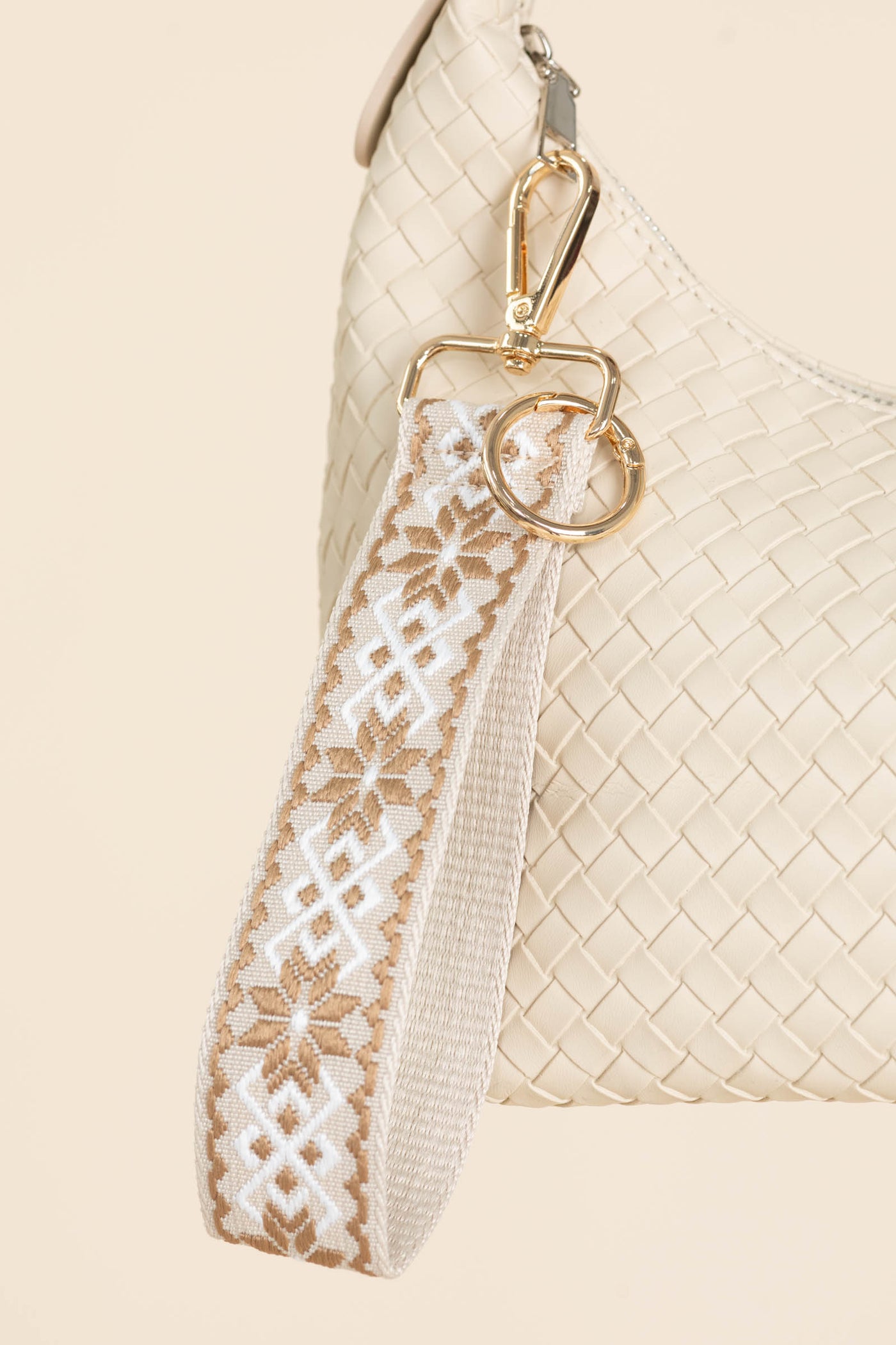 Jacquard Weave Wristlet Keychains