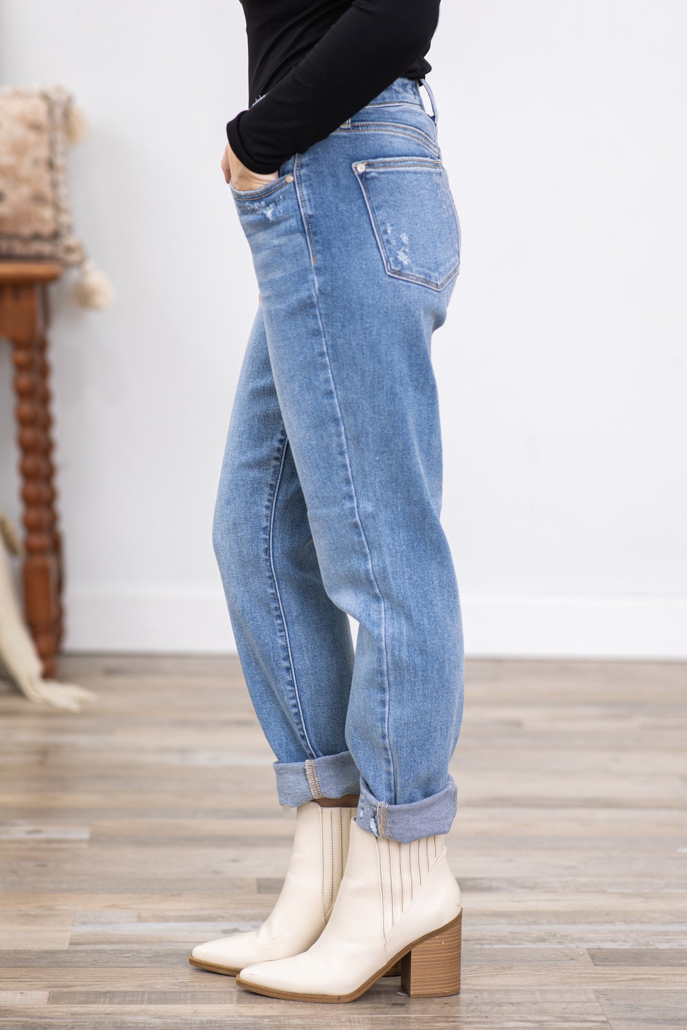 Judy Blue Lightly Distressed Slim Fit Jeans