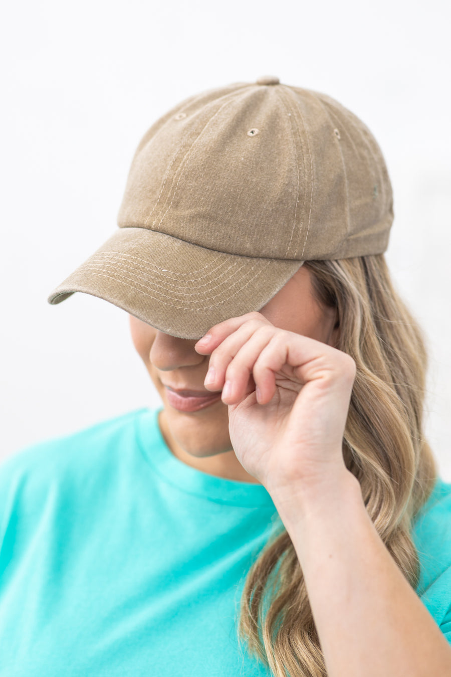 Mocha Washed Vintage Baseball Hat
