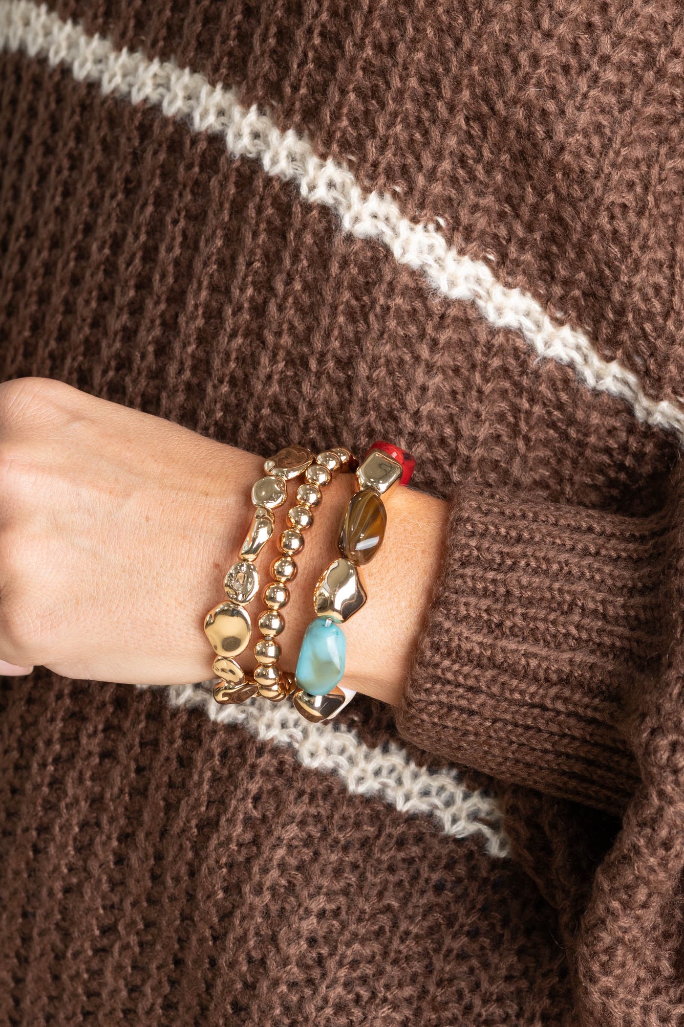 Multicolor Mixed Bead Bracelet Set