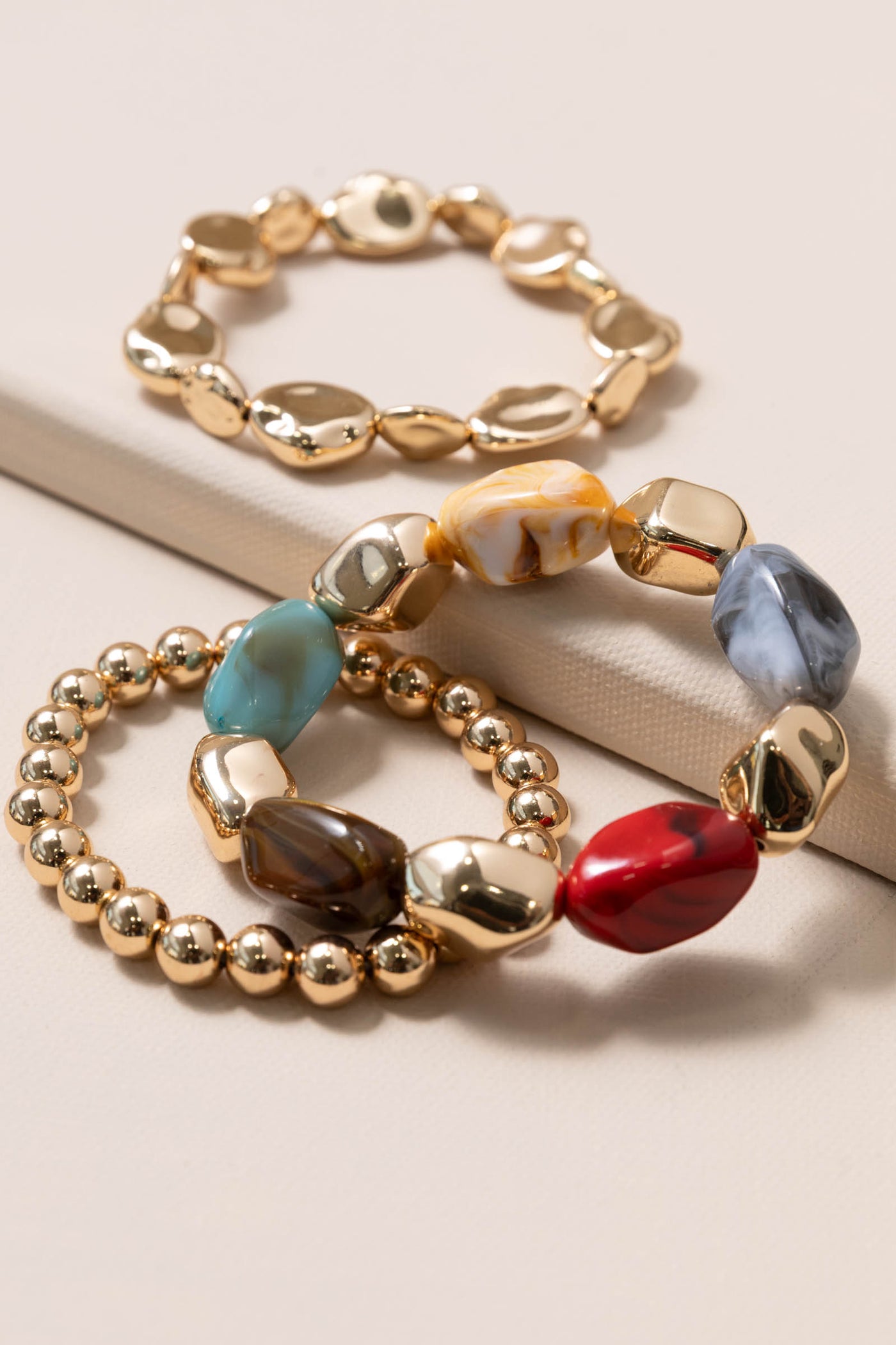 Multicolor Mixed Bead Bracelet Set