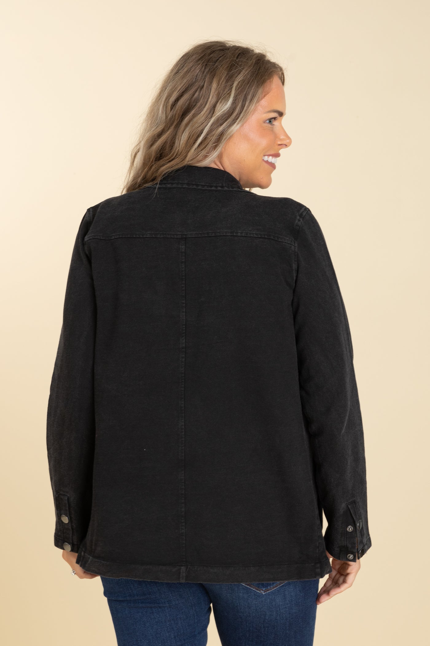 Cotton Blend Mineral Washed Shackets · Filly Flair