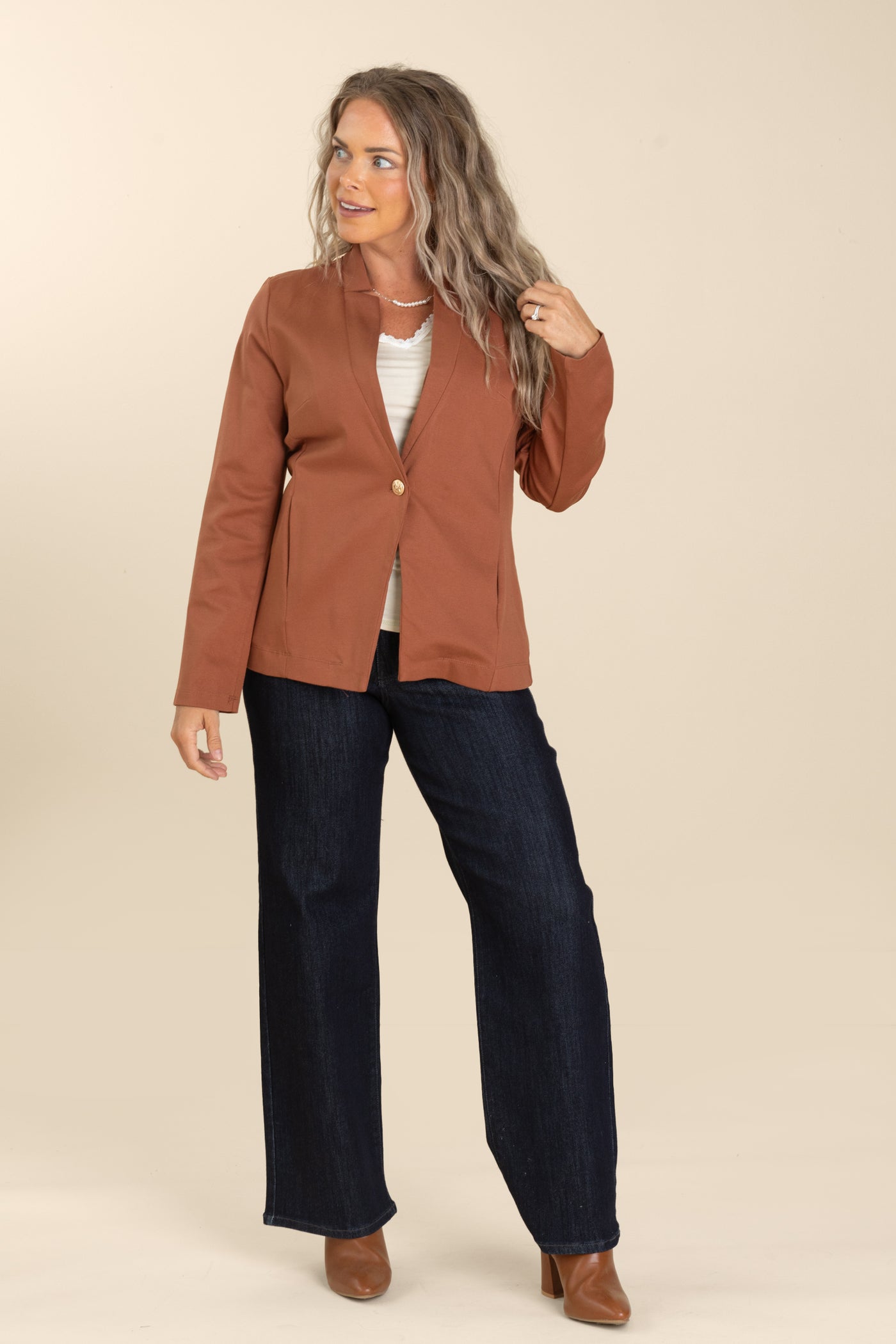 Single Button Everywhere Blazers