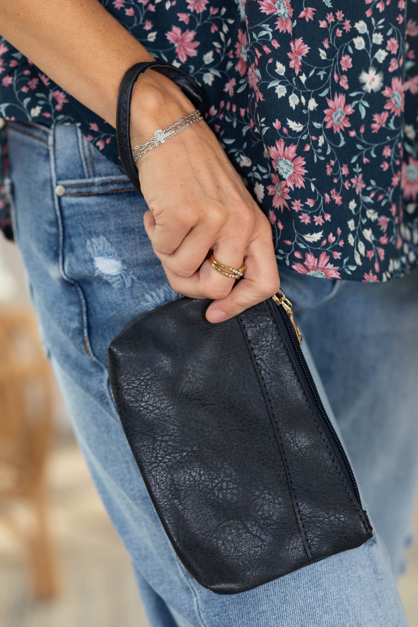 Simple Faux Leather  Shoulder Bag