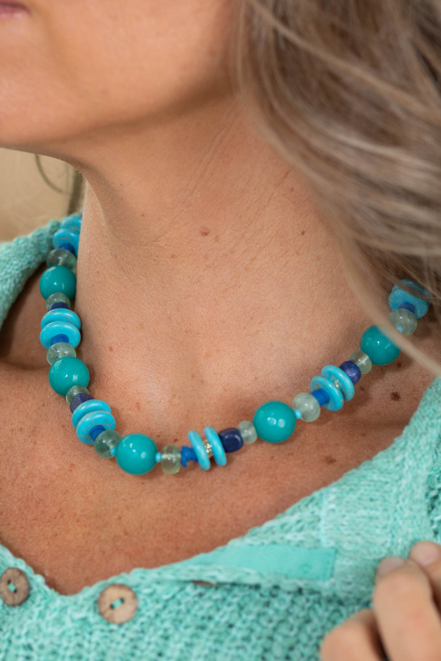 Love Big Blues Necklace