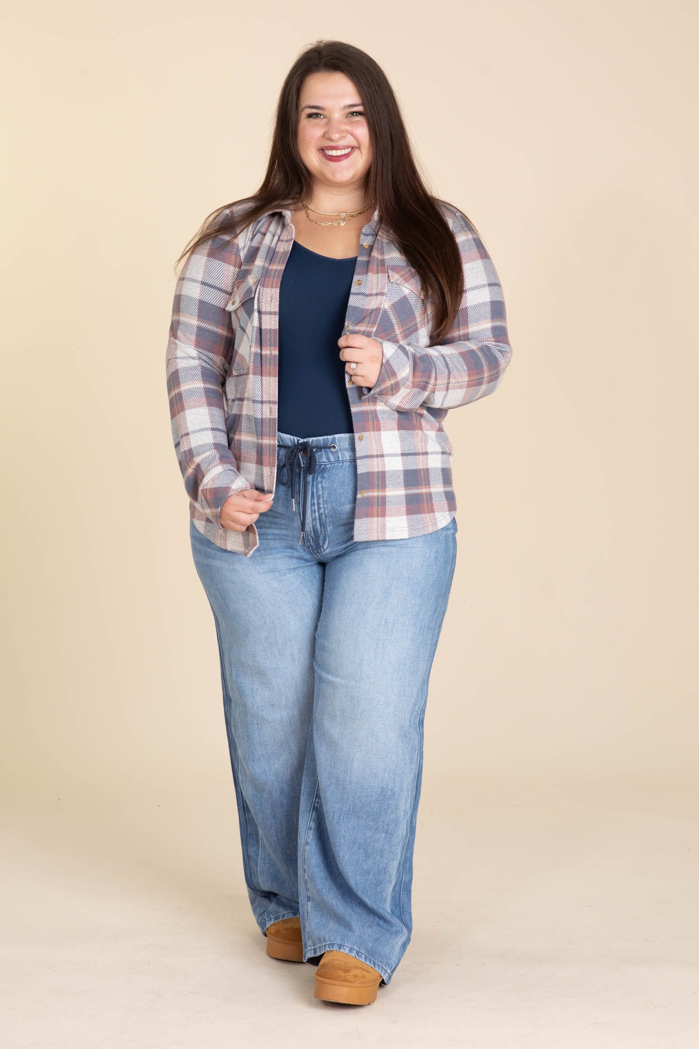 Judy Blue Wilhemina Elastic Waist Side Panel Jeans