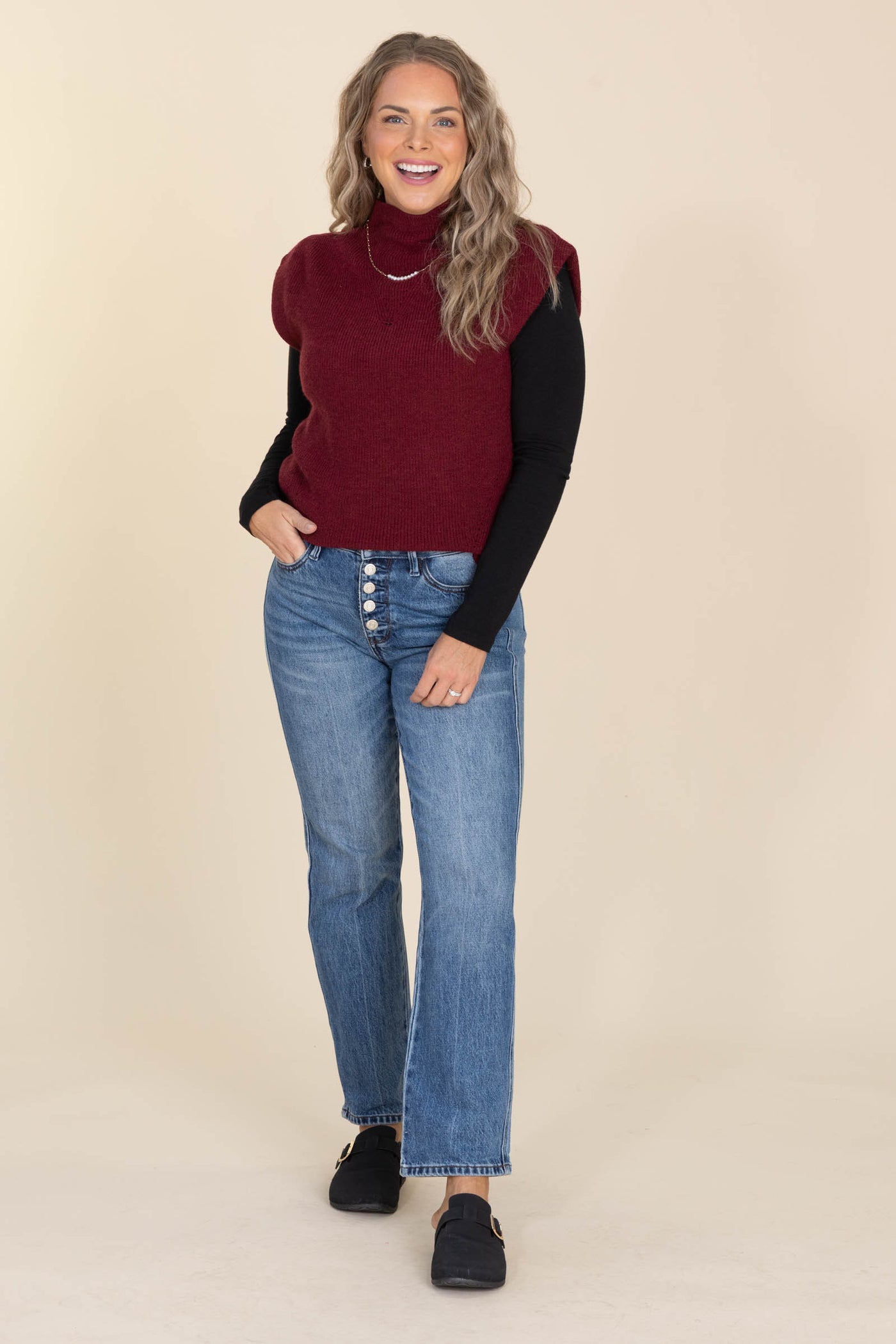 Judy Blue Slim Straight Rigid Button Fly Jean