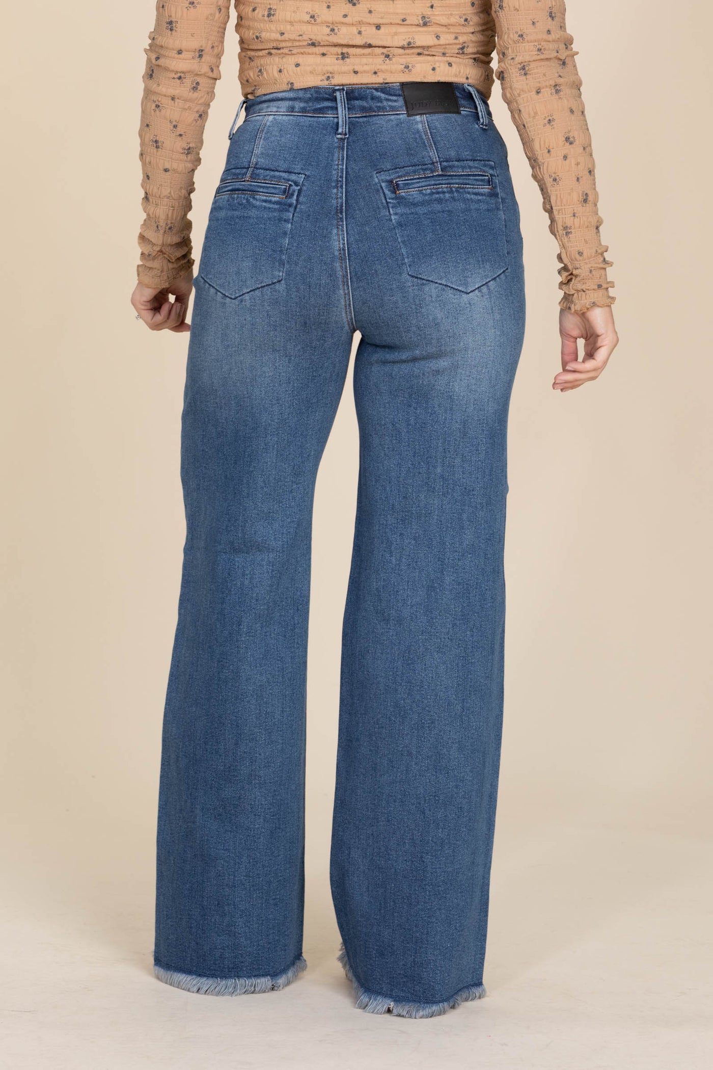 Judy Blue Column Straight Button Fly Jeans