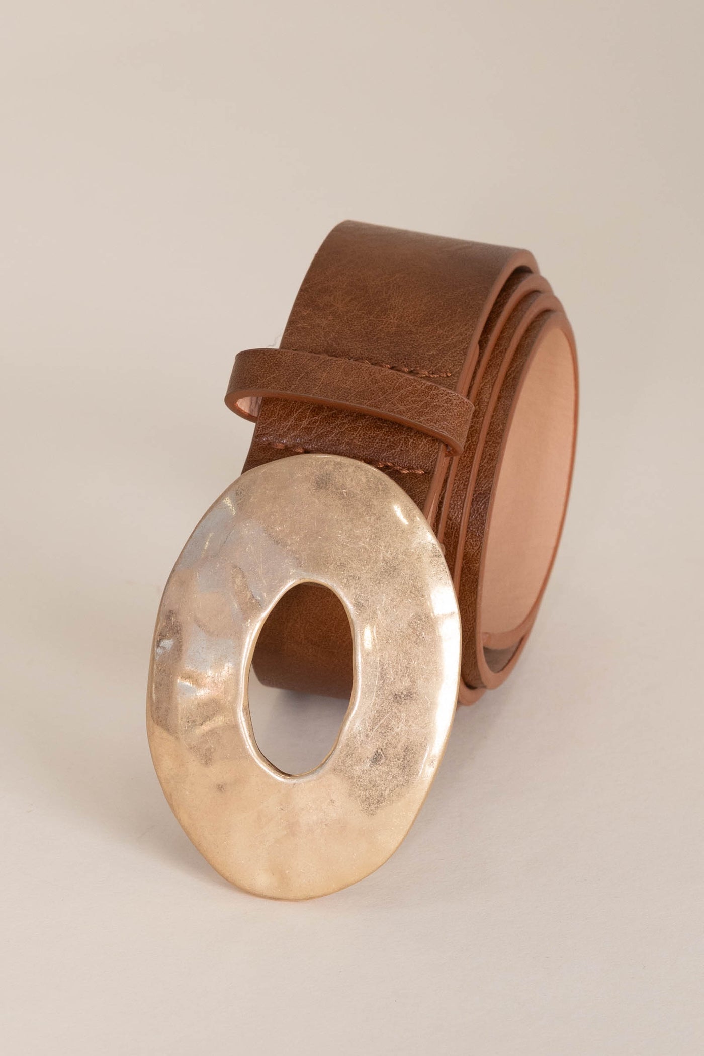 Metal Oval Buckle Belts