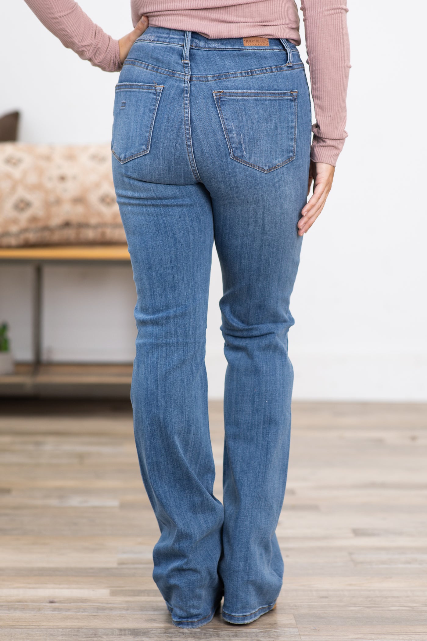 Judy Blue High Rise Pull On Bootcut Jeans