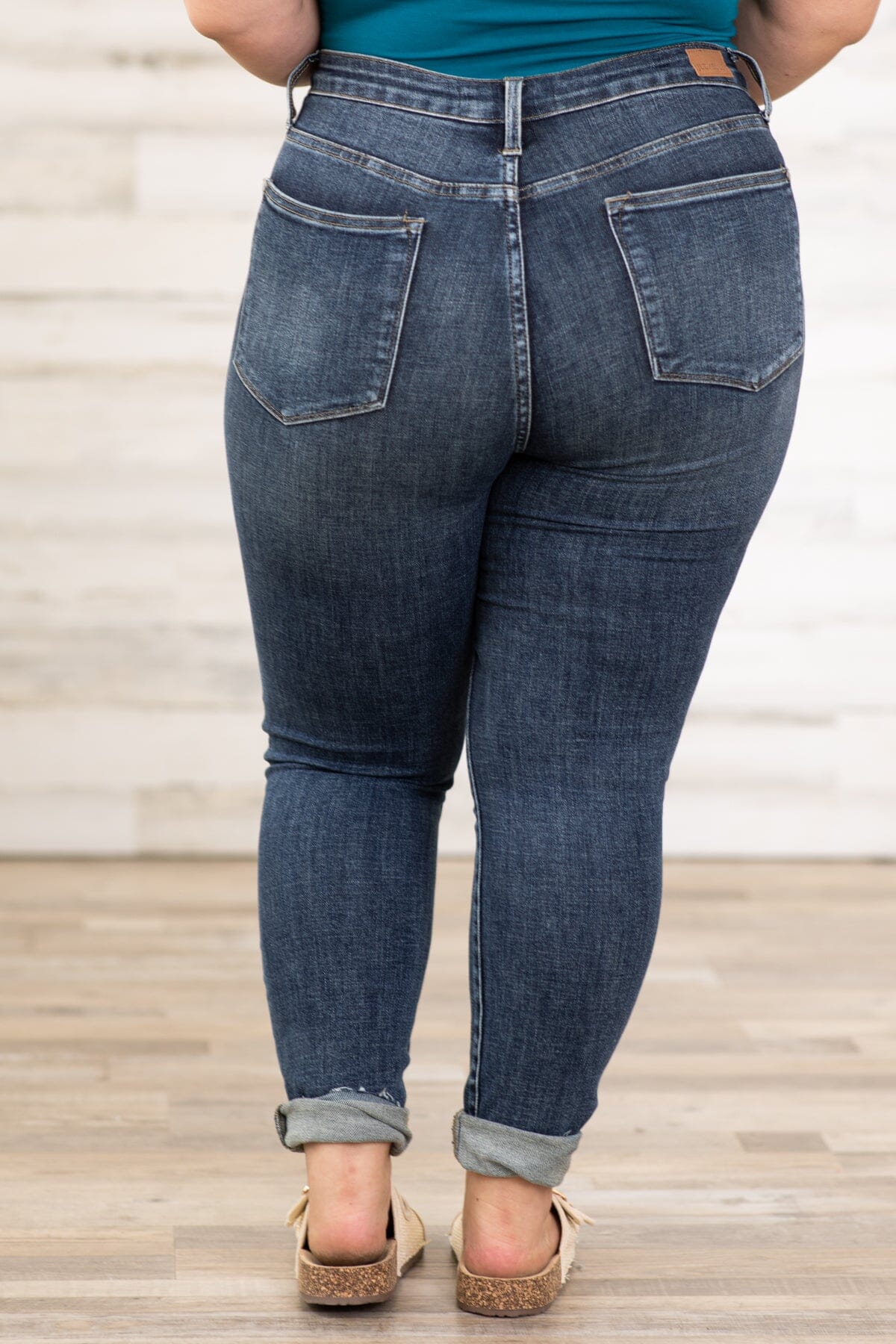 Judy Blue Dark Wash Tummy Control Jeans - Filly Flair