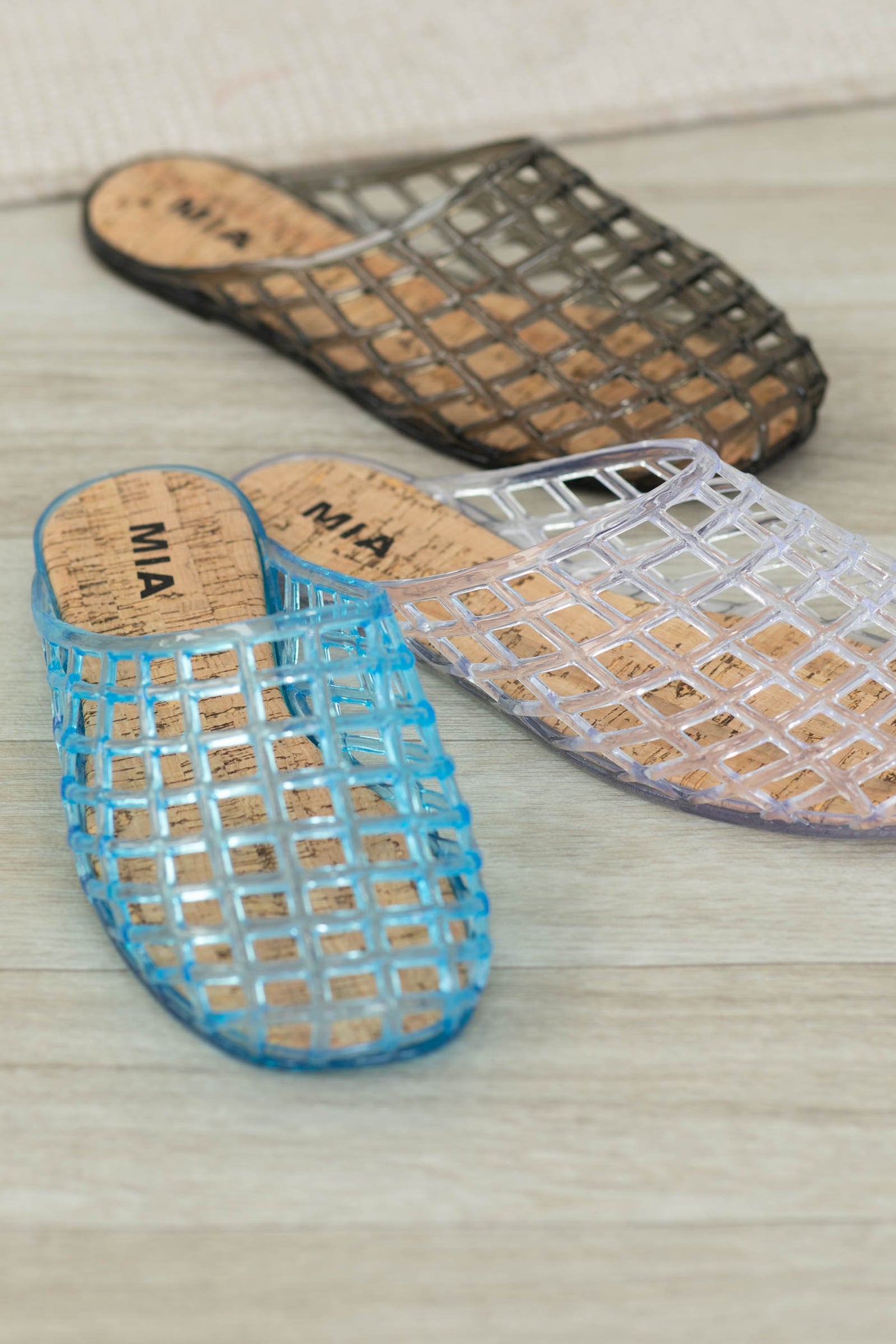 MIA Jelly Slip On Mules