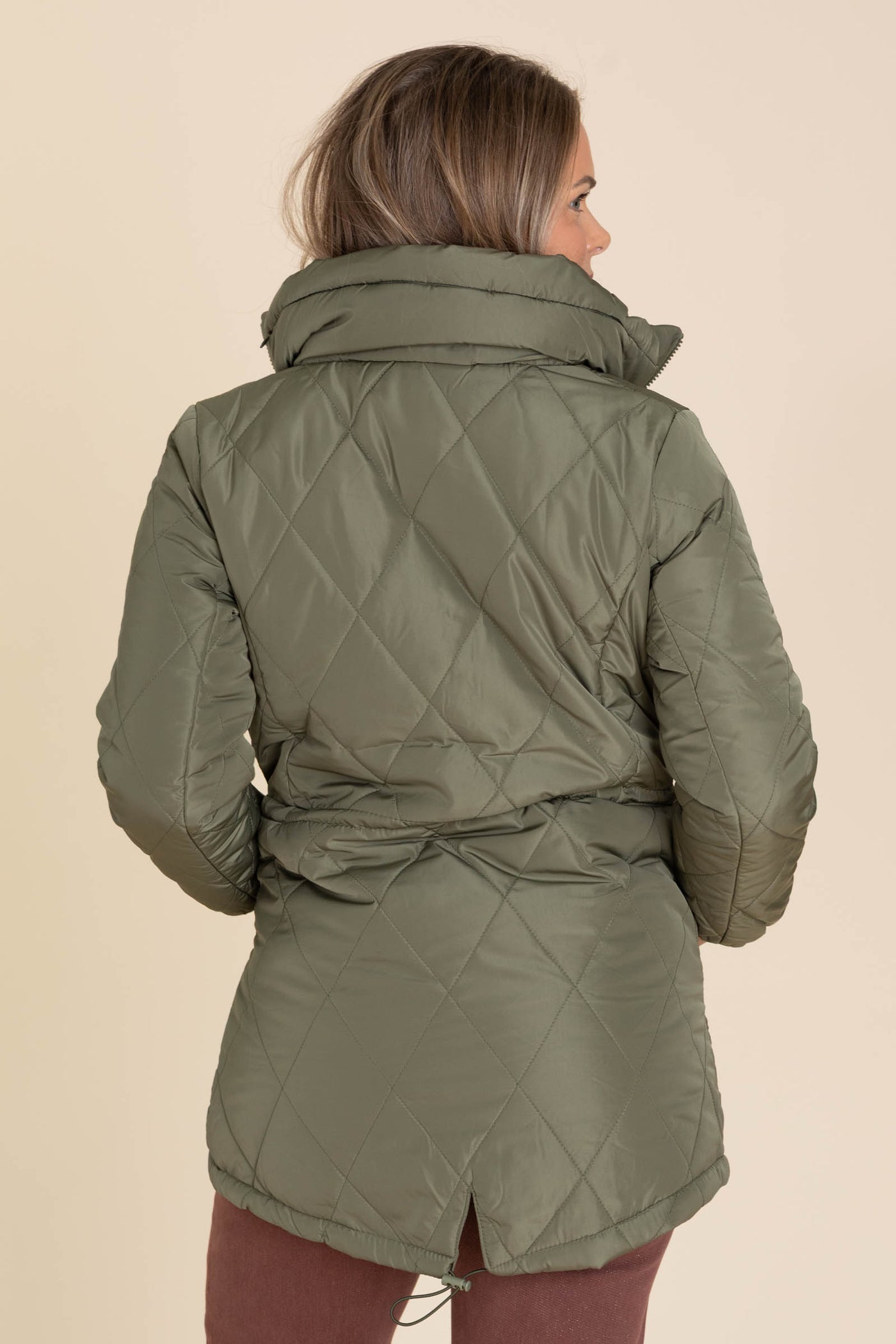 Long Quilted Anorak Coats  Filly Flair