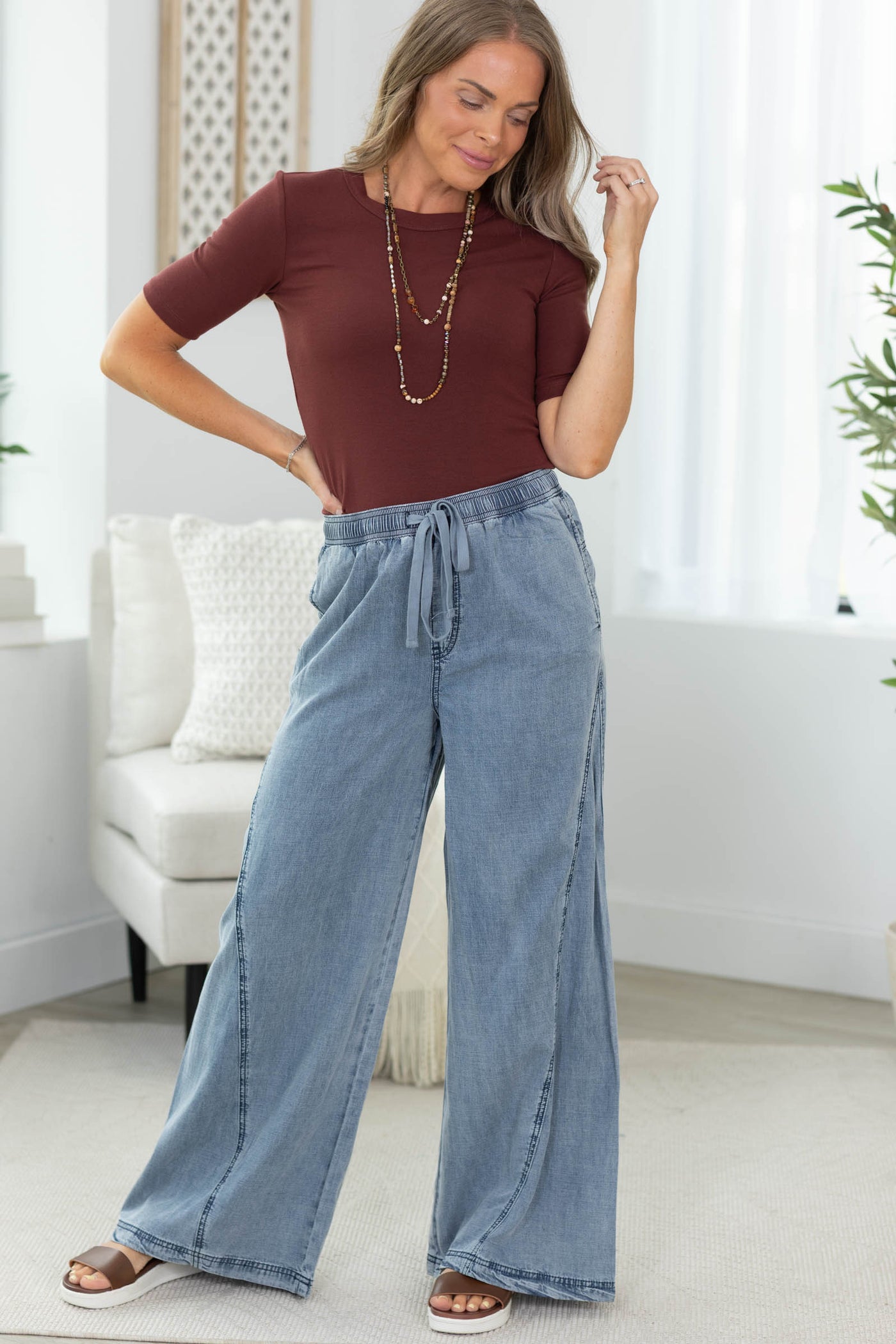 Ultra Soft Basic Short Sleeve Knit Top