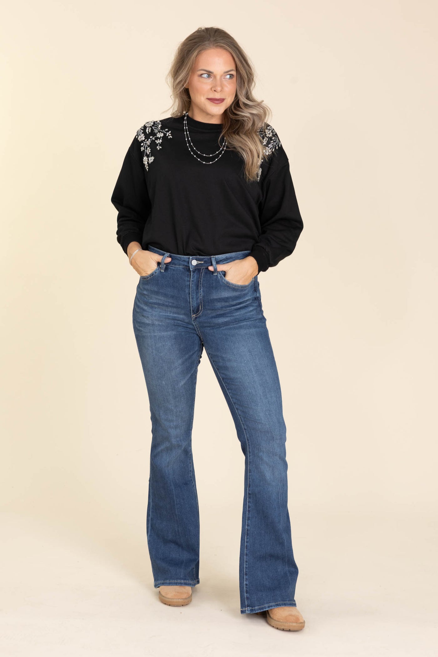 Mica High Rise Flare Jeans