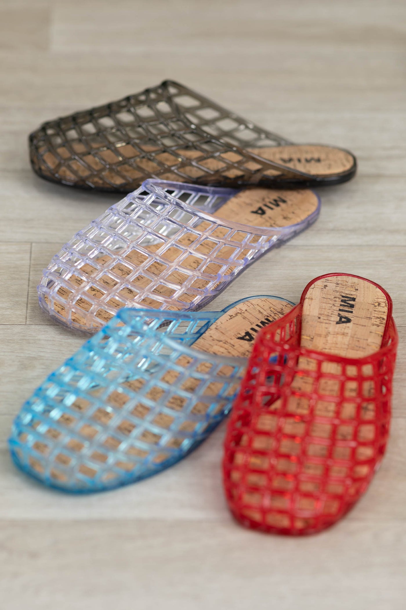 MIA Jelly Slip On Mules