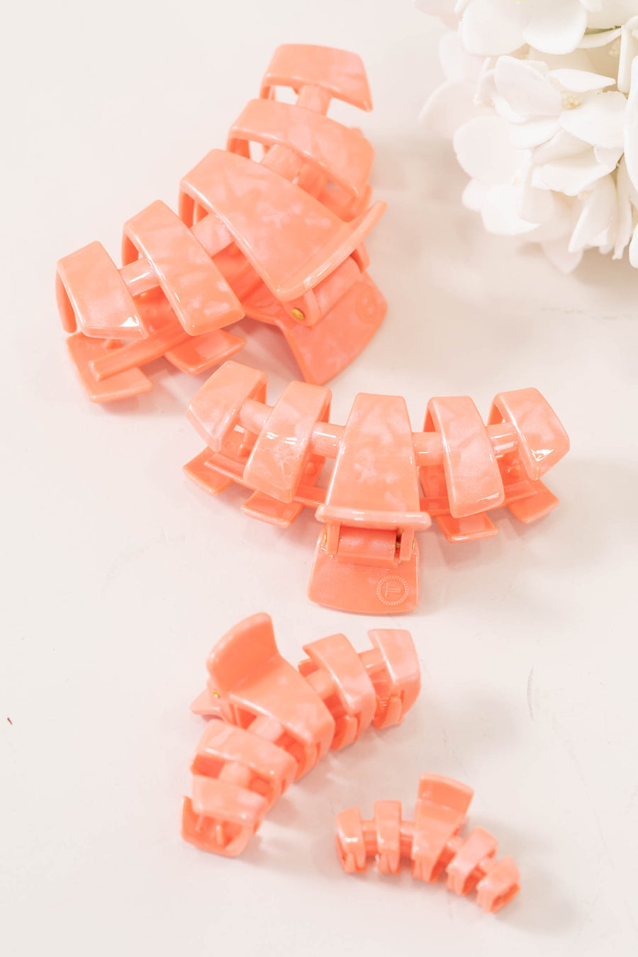 Classic Dreamsicle Hair Clip