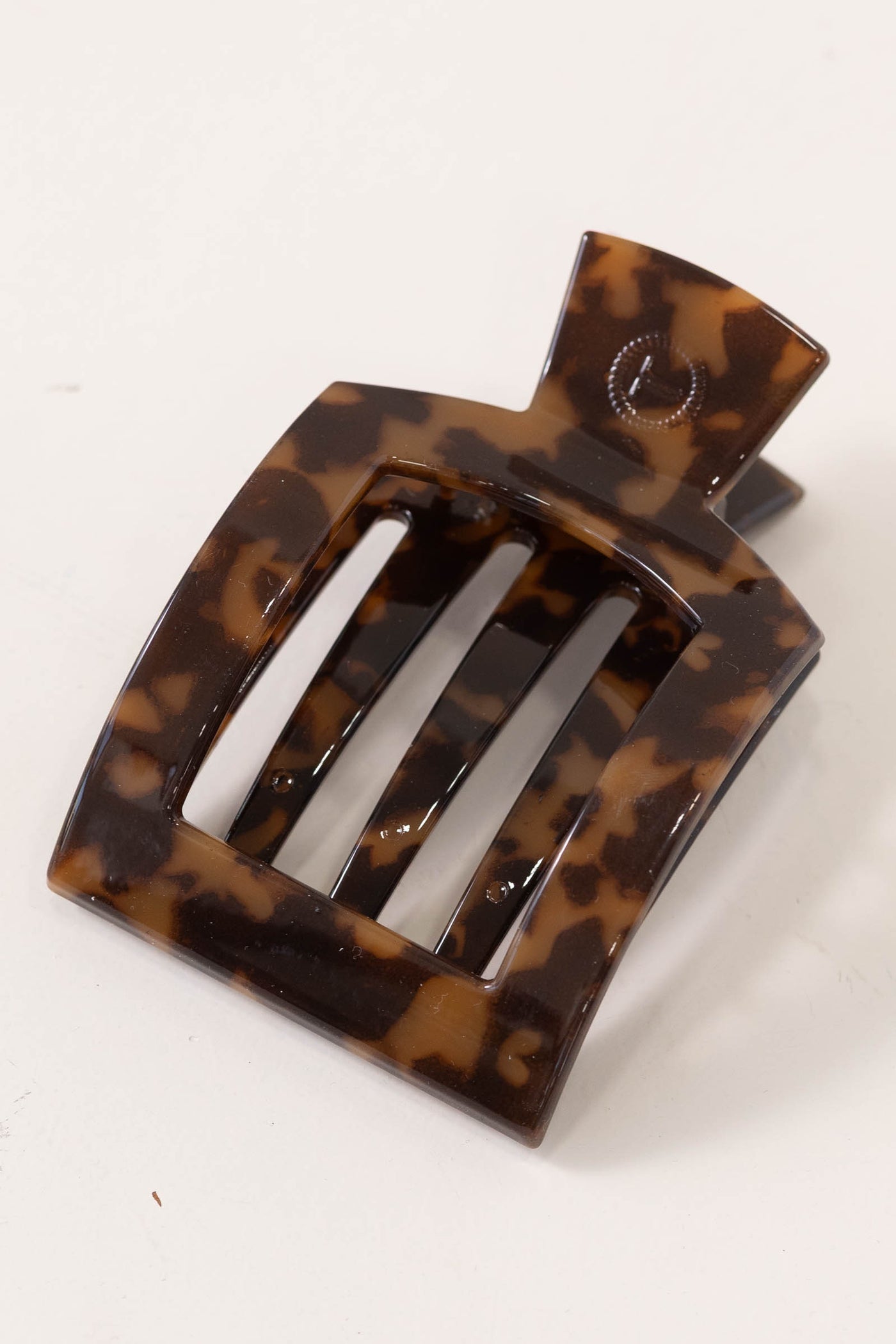 Tortoise Flat Square Clip