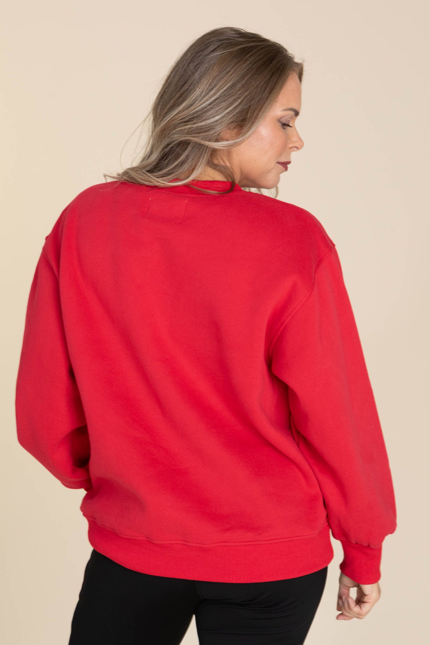 Red Better Not Pout Sweatshirt