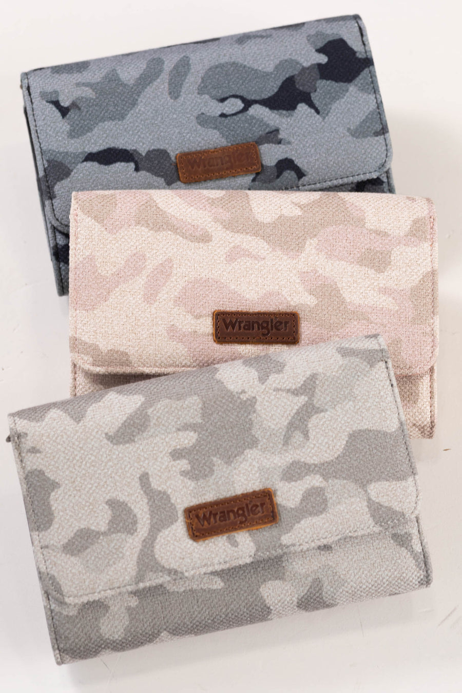 Crossbody Tri-Fold with Snap Closure