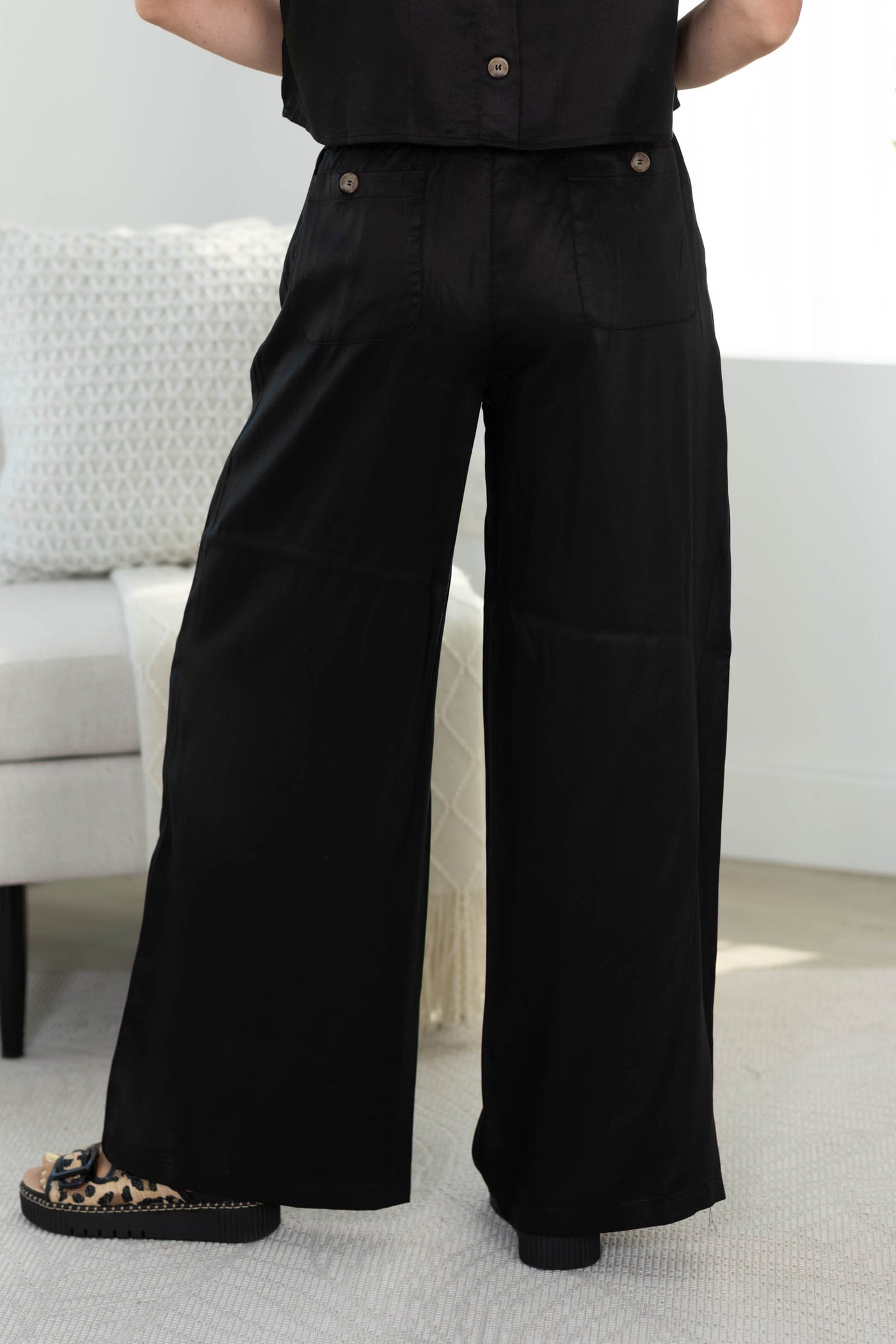 Mineral Washed Soft Knit Pants