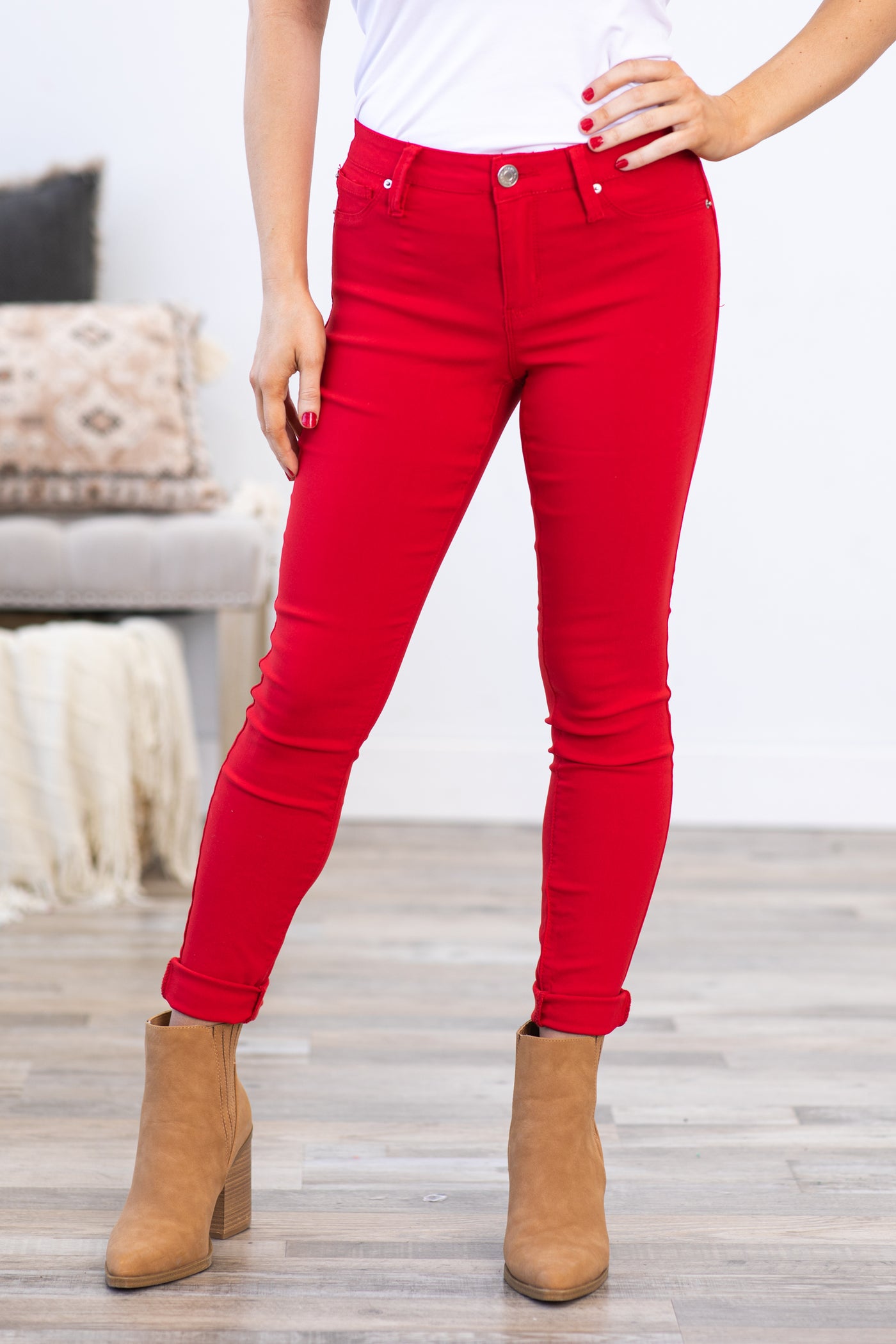 YMI Red Hyperstretch Pants