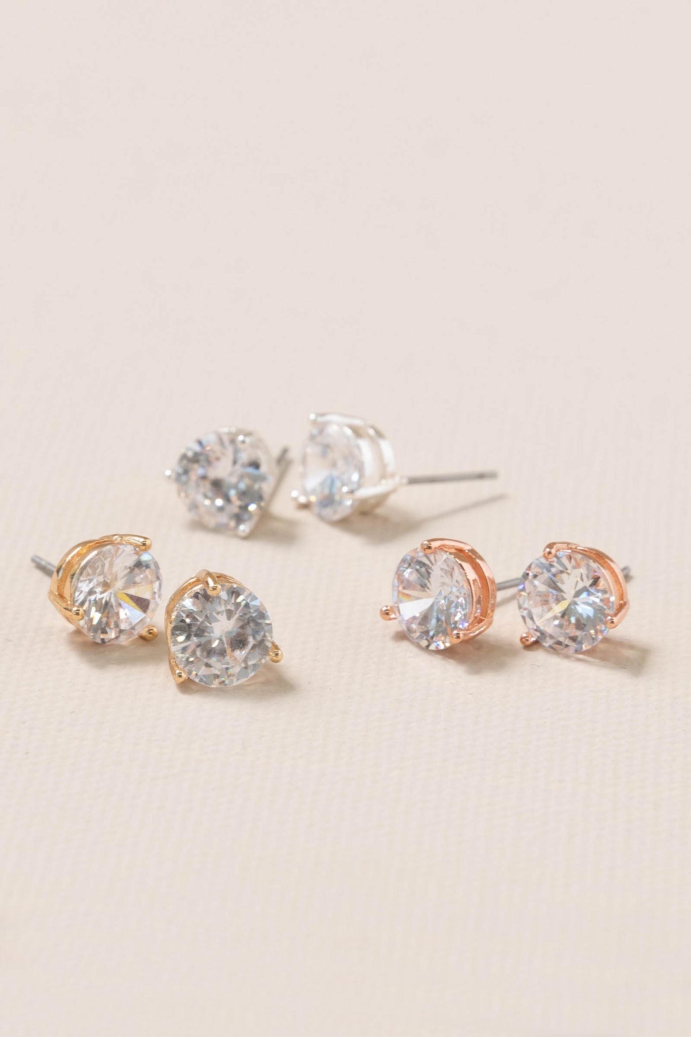 Classic Christy CZ Stud Earrings