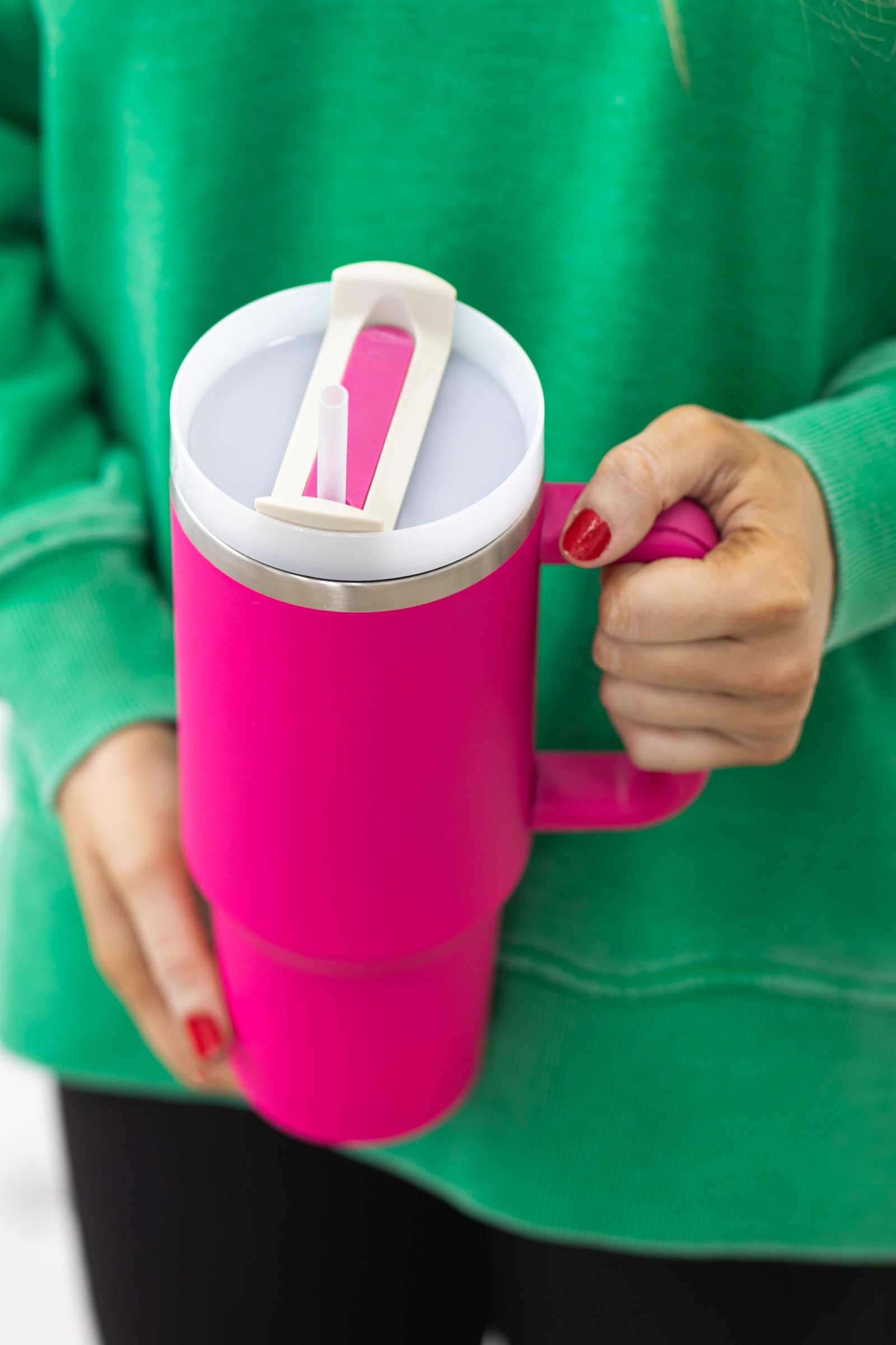 Hot Pink 40oz Stainless Steel Tumbler