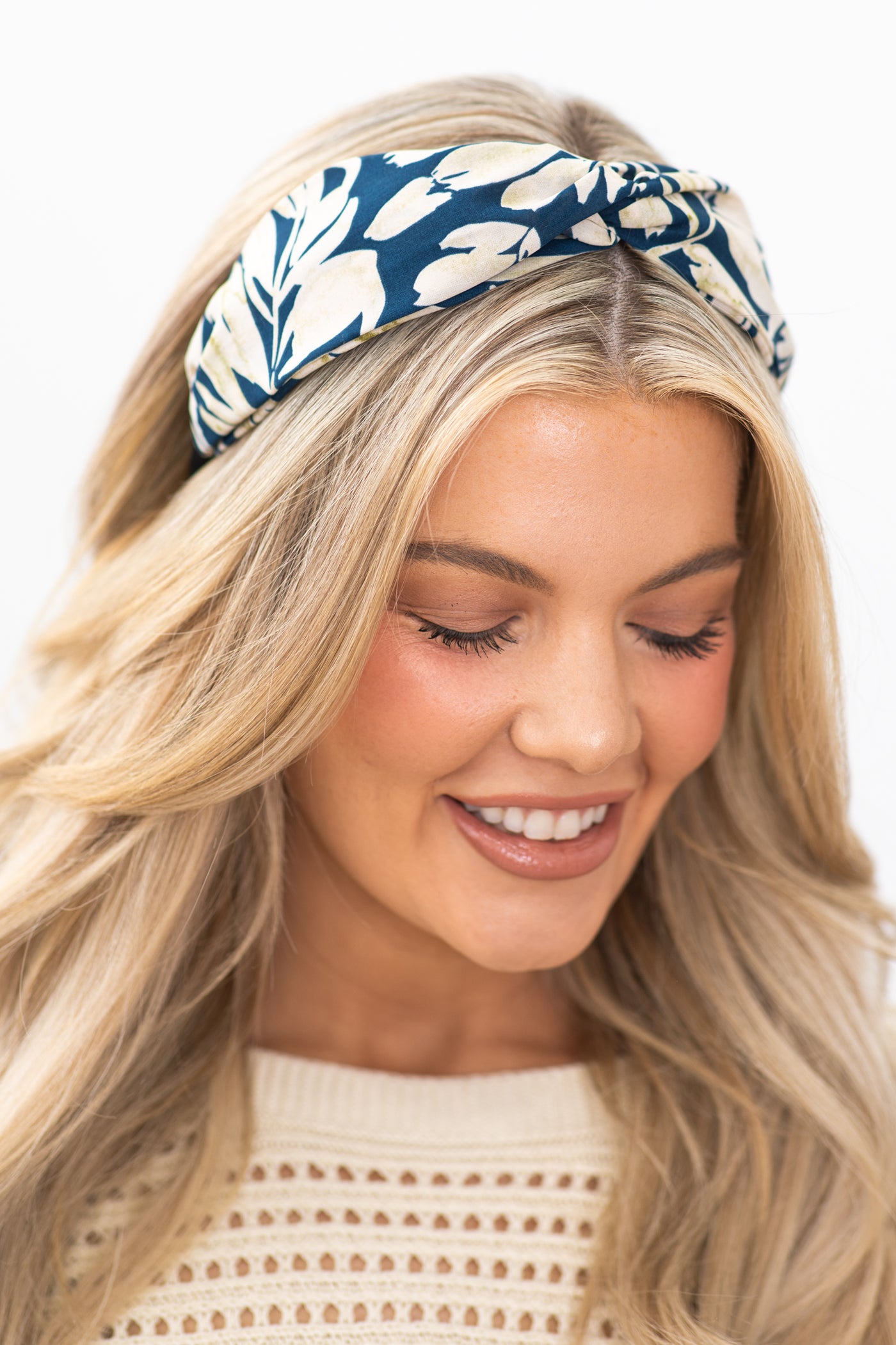 Blue Safari Jungle Print Headband
